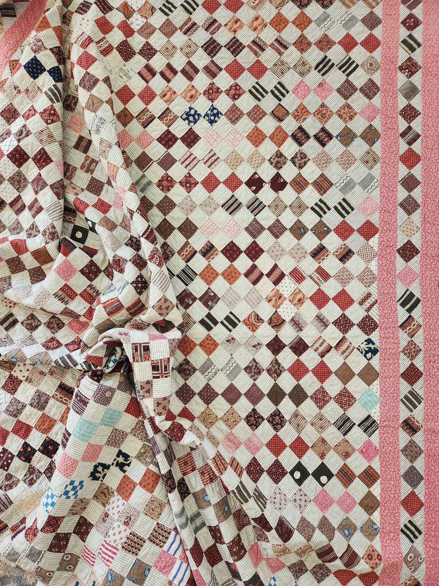 Antique Patchwork Quilt c1880