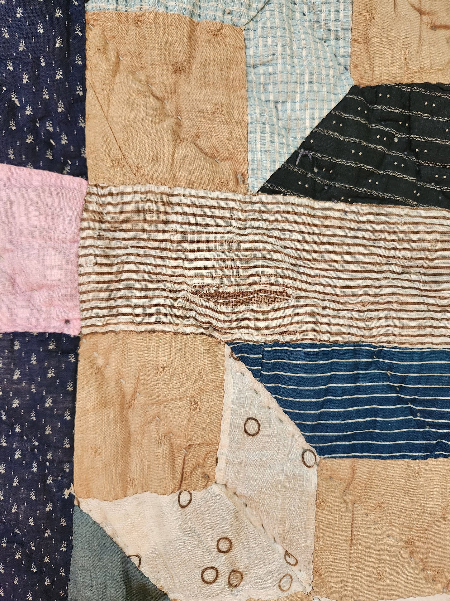 Primitive Patchwork Quilt c1900