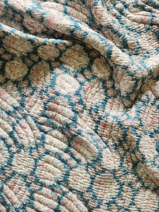 Whole Cloth antique quilt