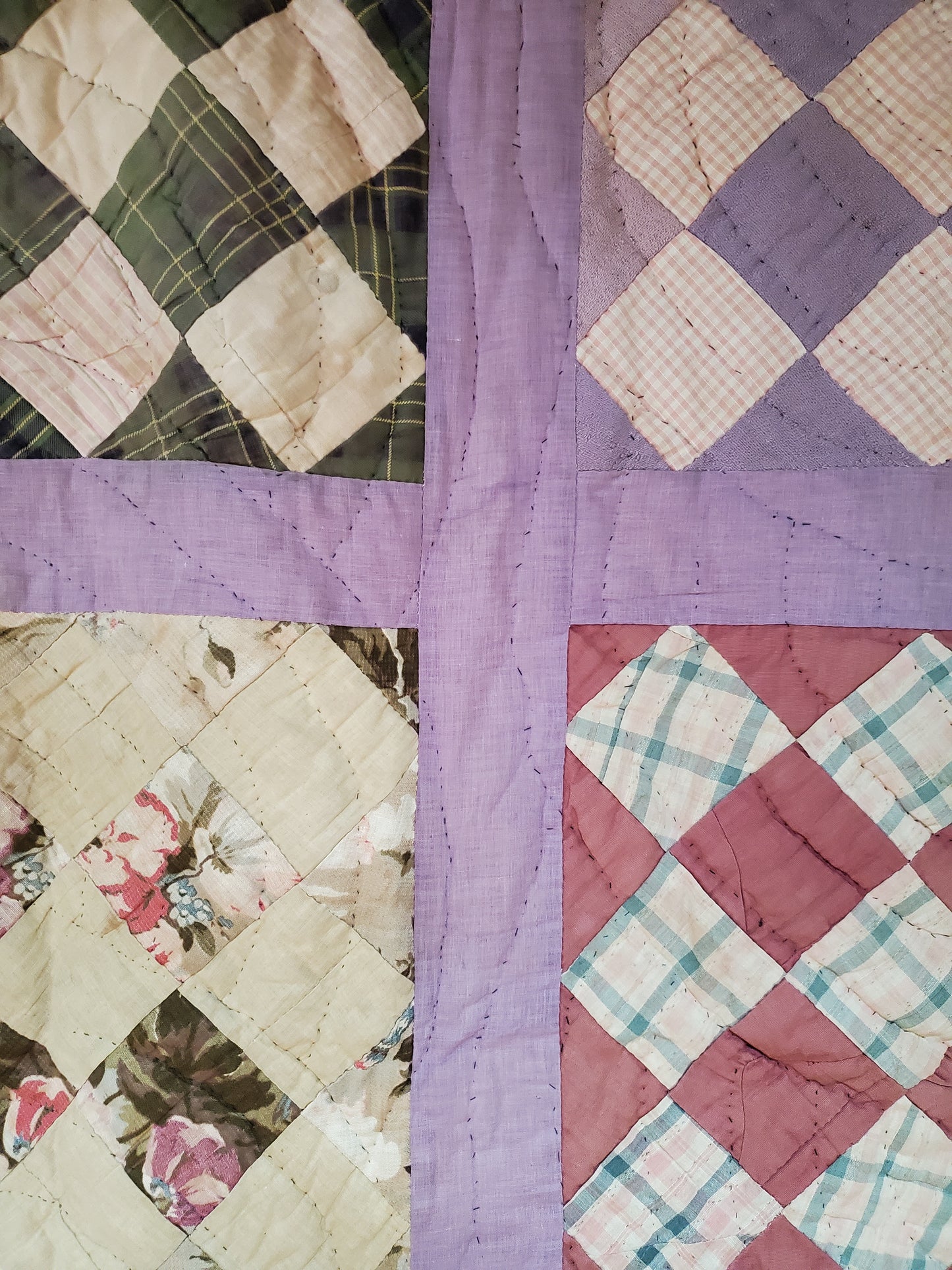 Antique Rose Patch Quilt