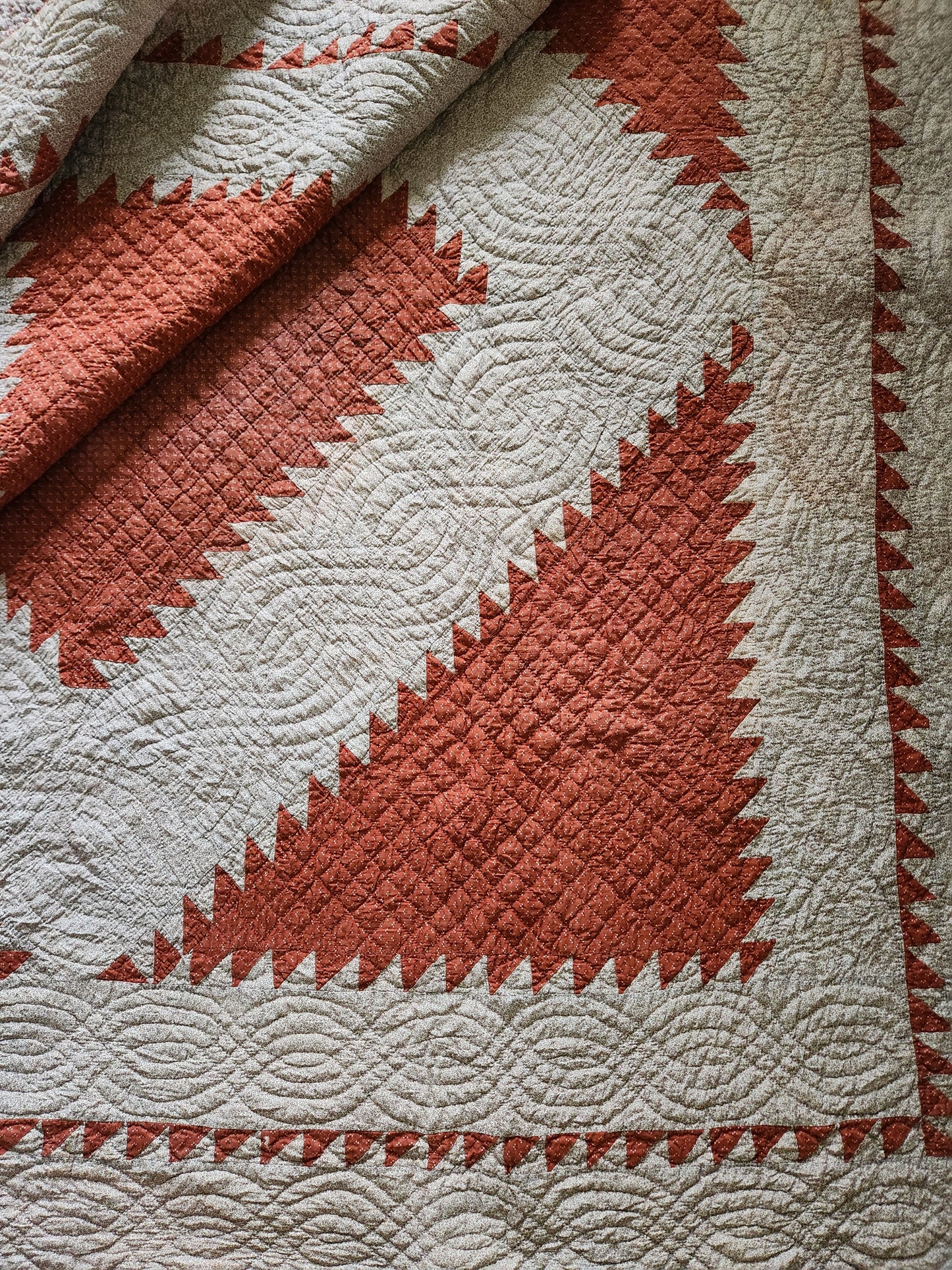 Antique Sawtooth Quilt