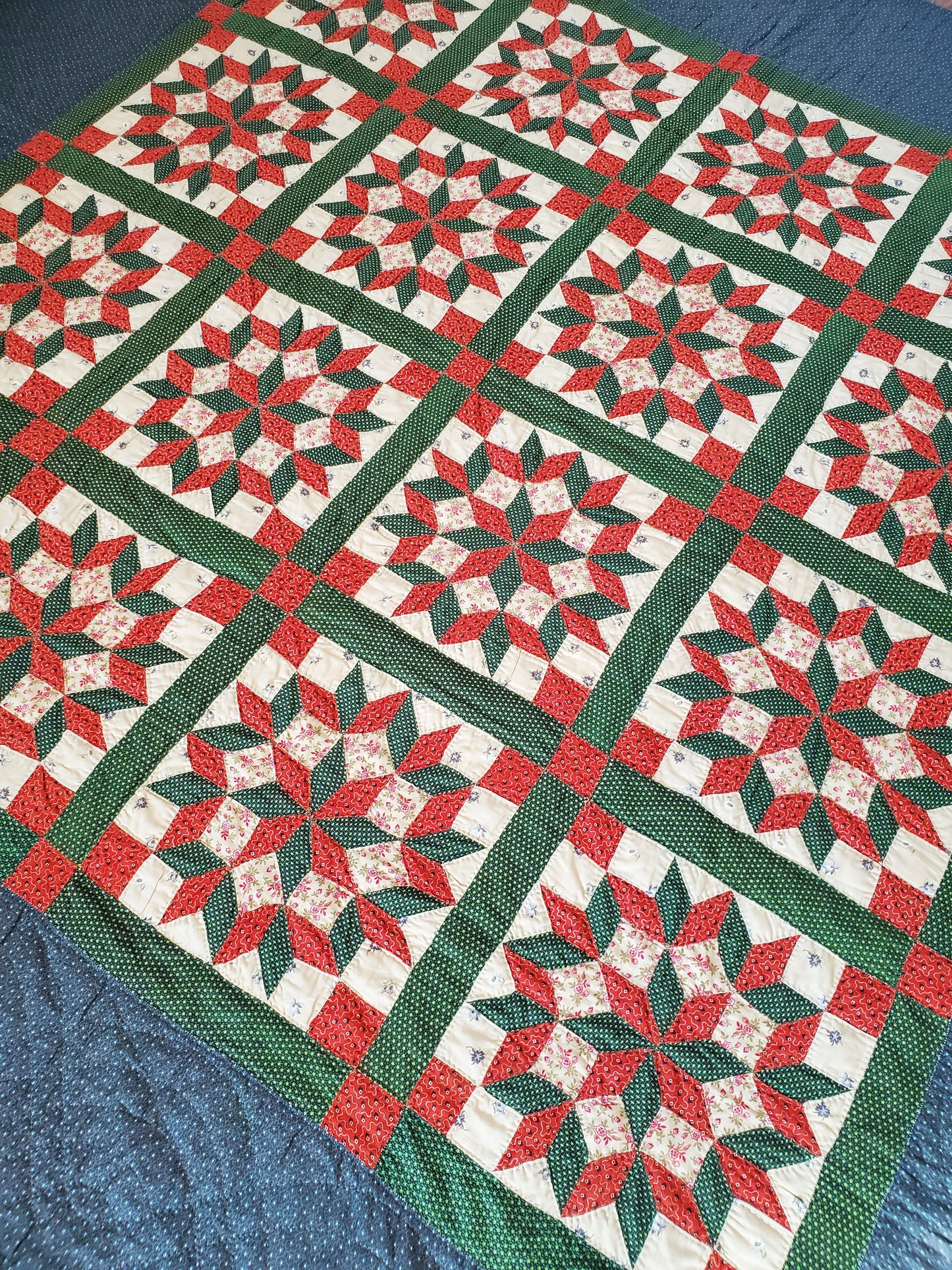 Antique Carpenter's Star Quilt