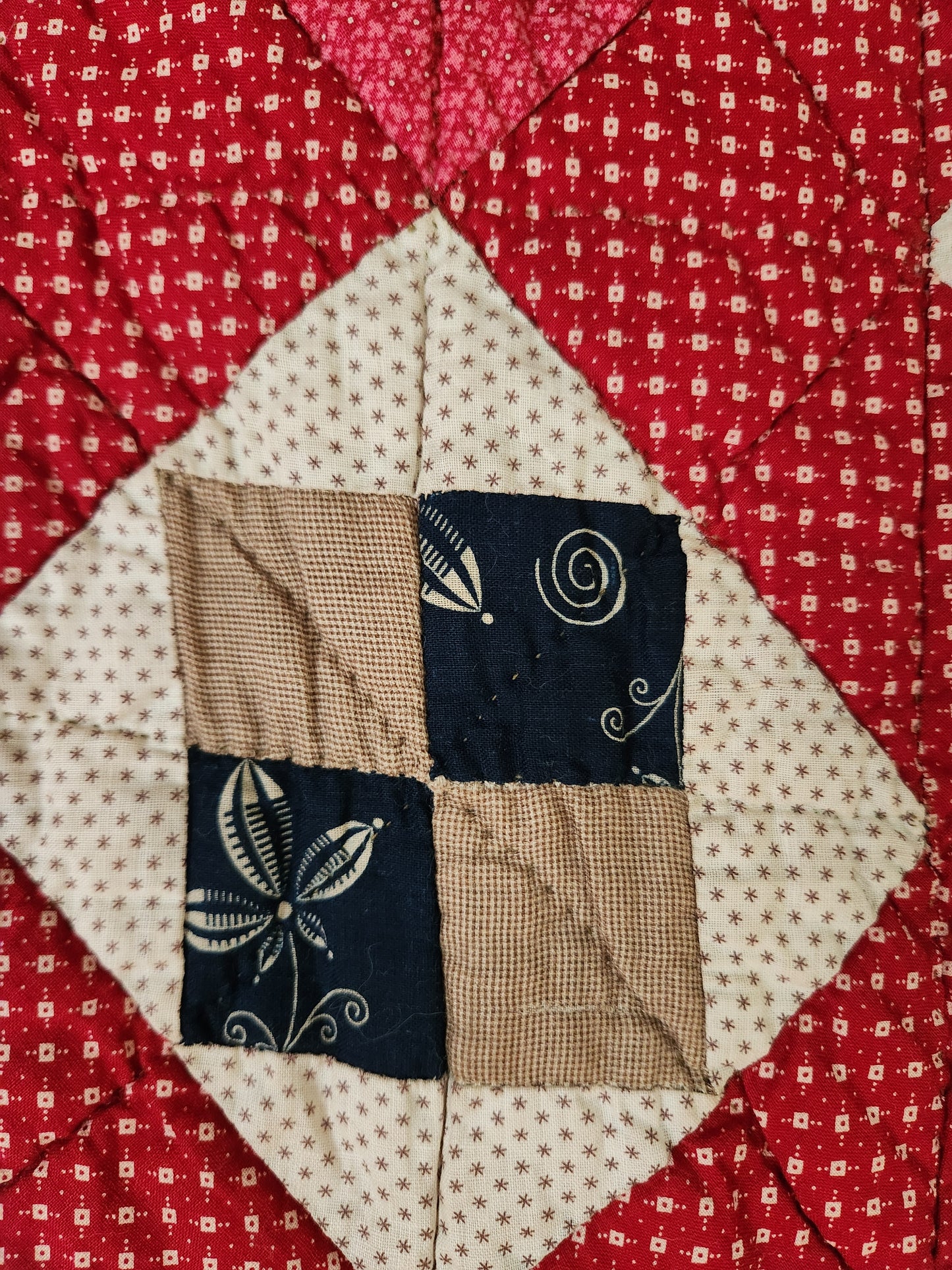Stunning Patchwork Quilt c1890