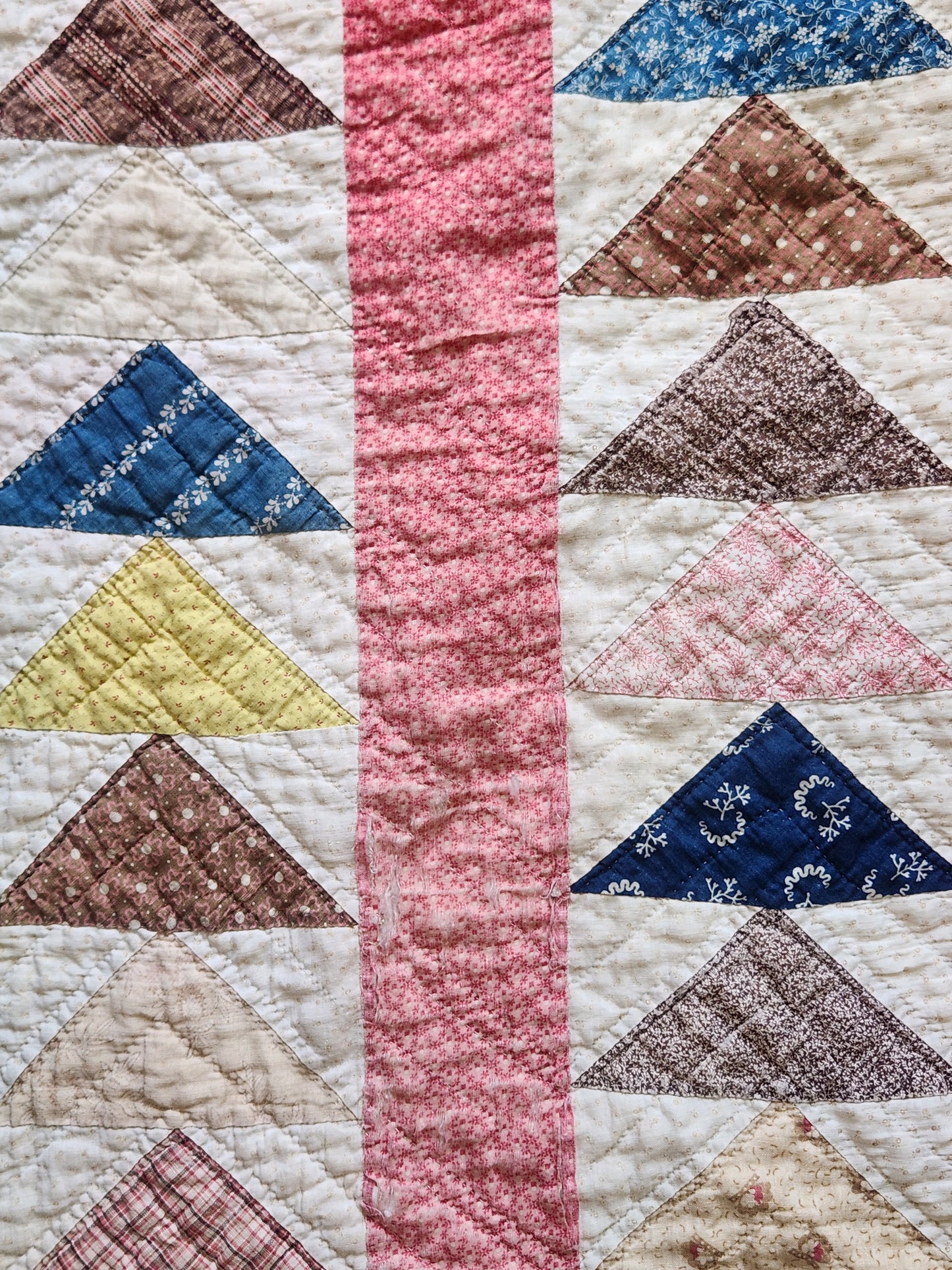 Antique Flying Geese Quilt c1880