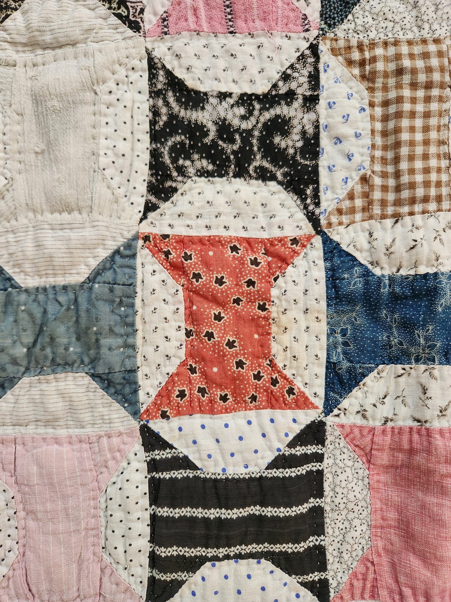 Antique Spools Quilt c1900
