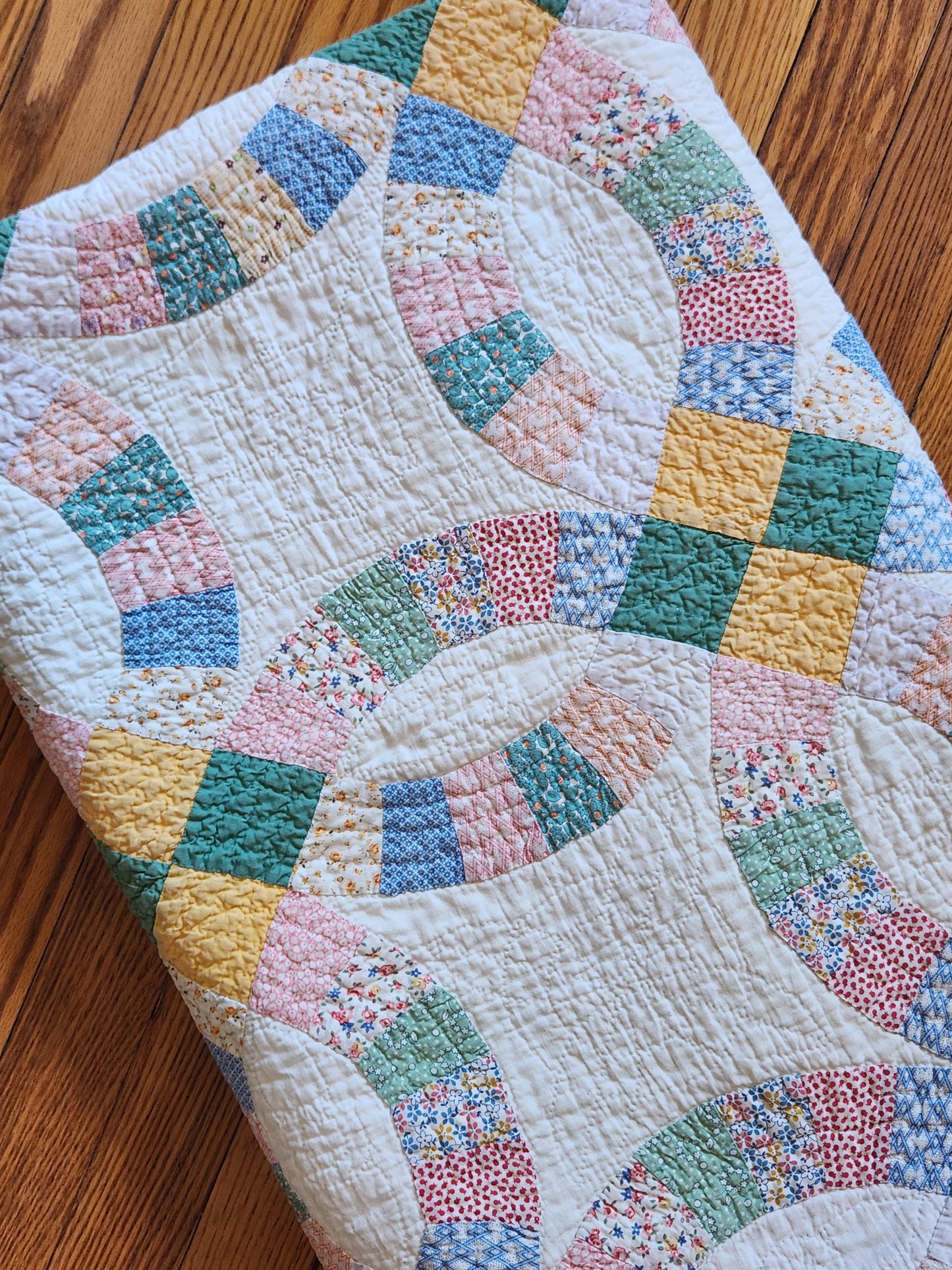 Vintage Wedding Rings Quilt c1930