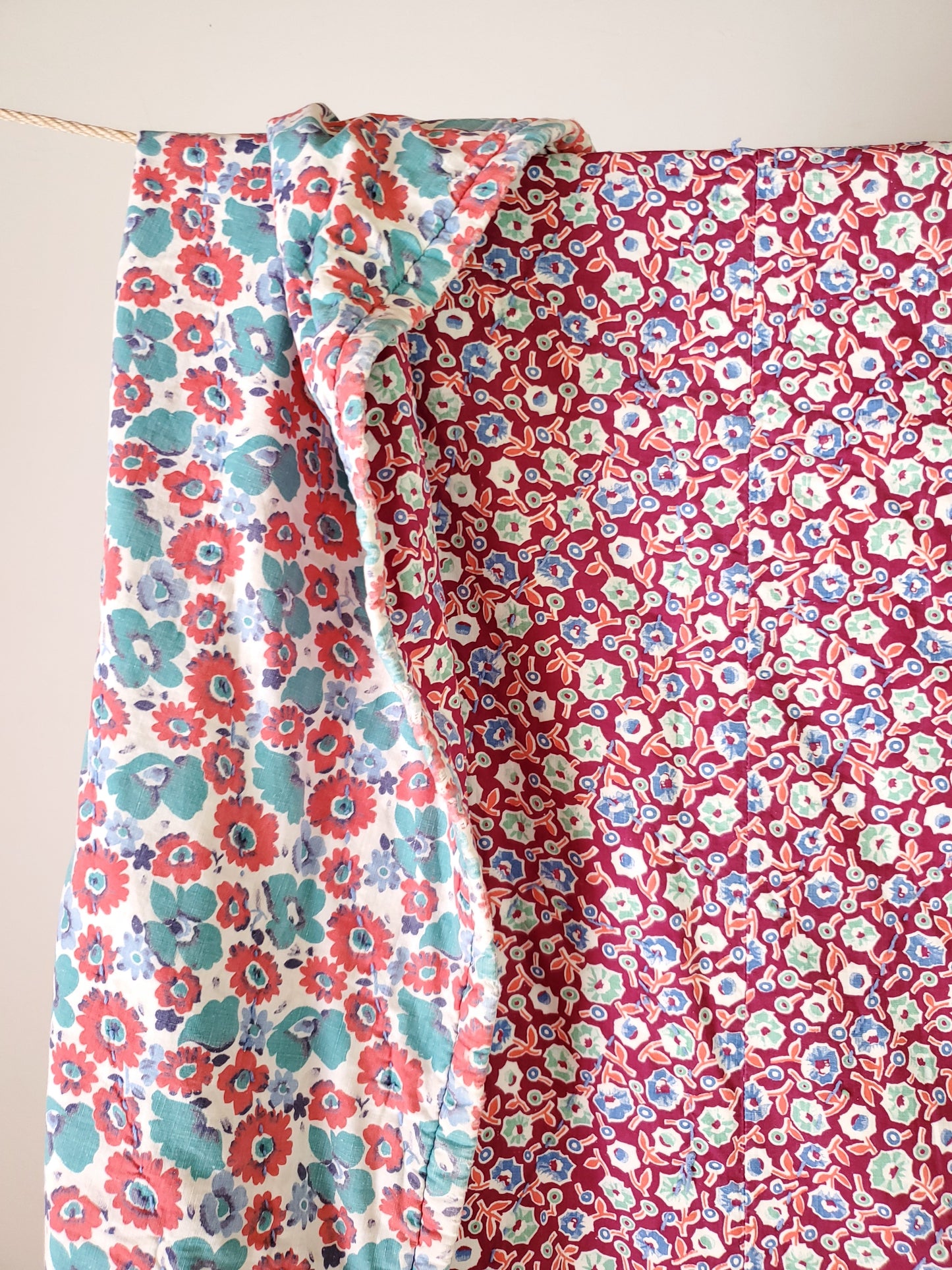 Vintage Whole Cloth Summer Quilt