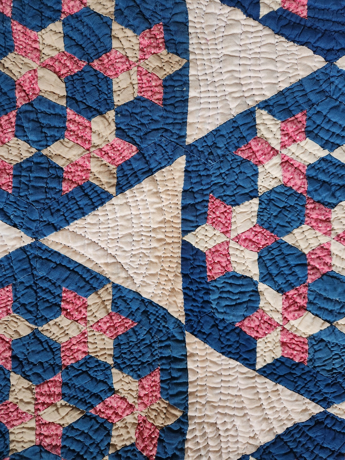 Antique Seven Sisters Patchwork Quilt