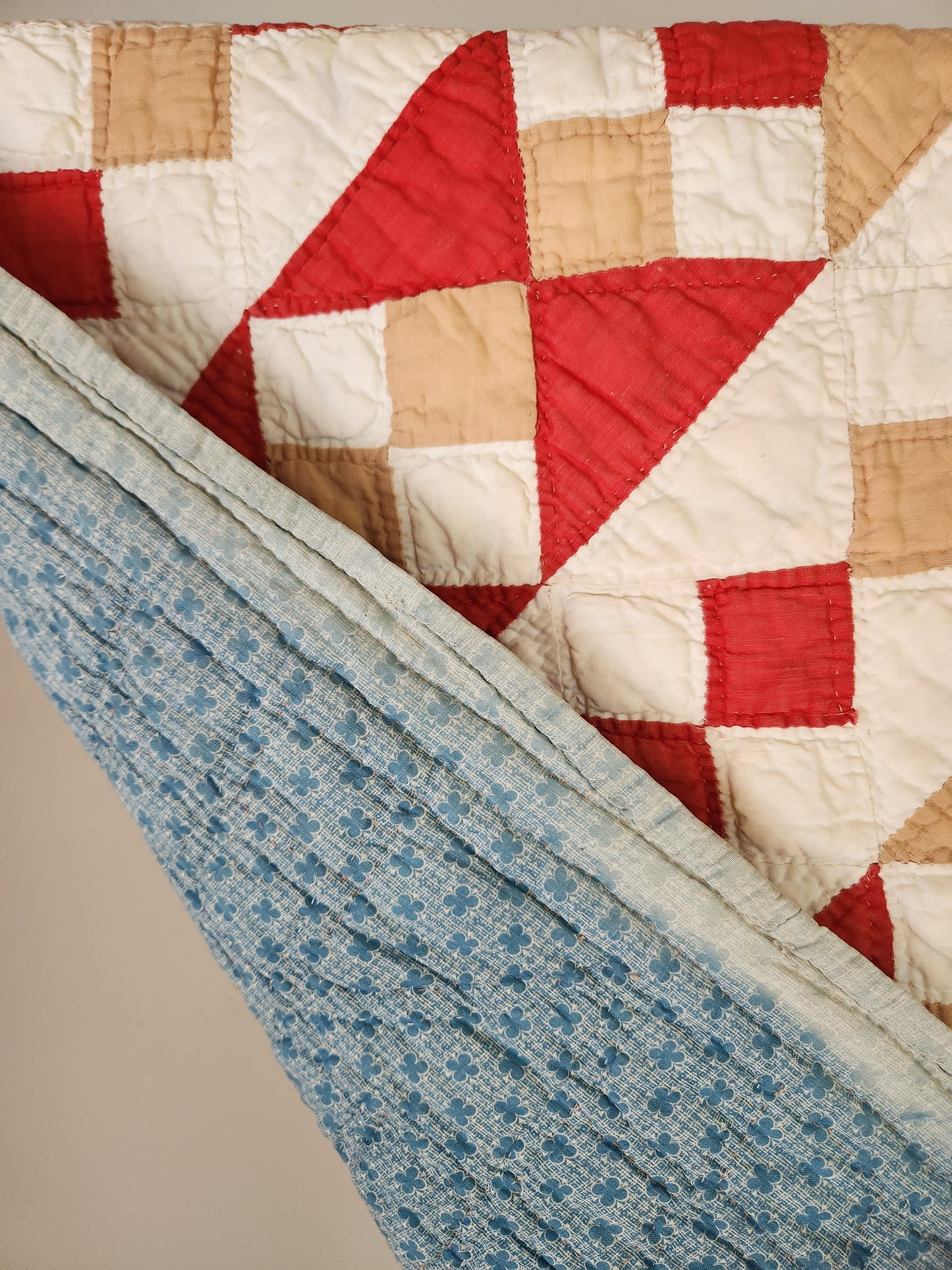 Antique Jacob’s Ladder Quilt c1900