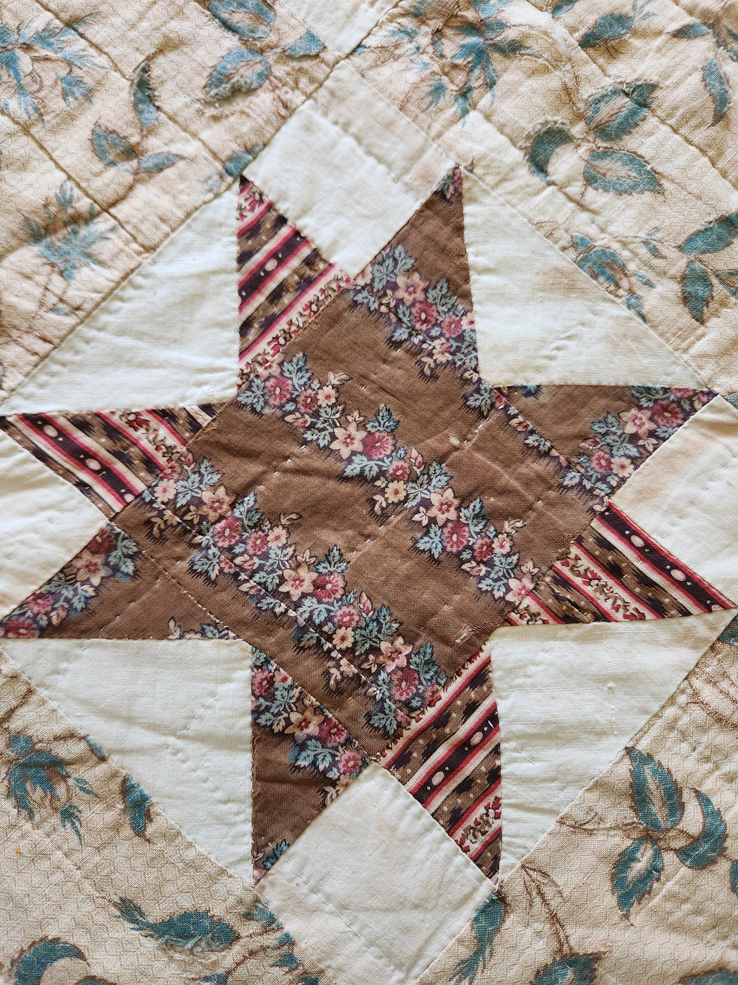 Mid 19th Century Star Quilt