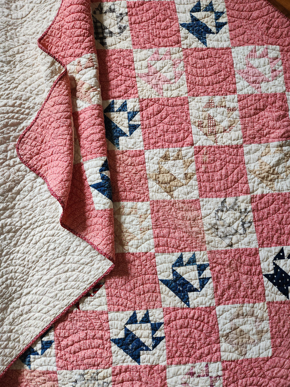 Antique Cactus Basket Quilt