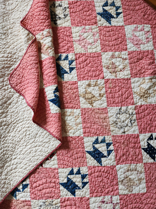 Antique Cactus Basket Quilt