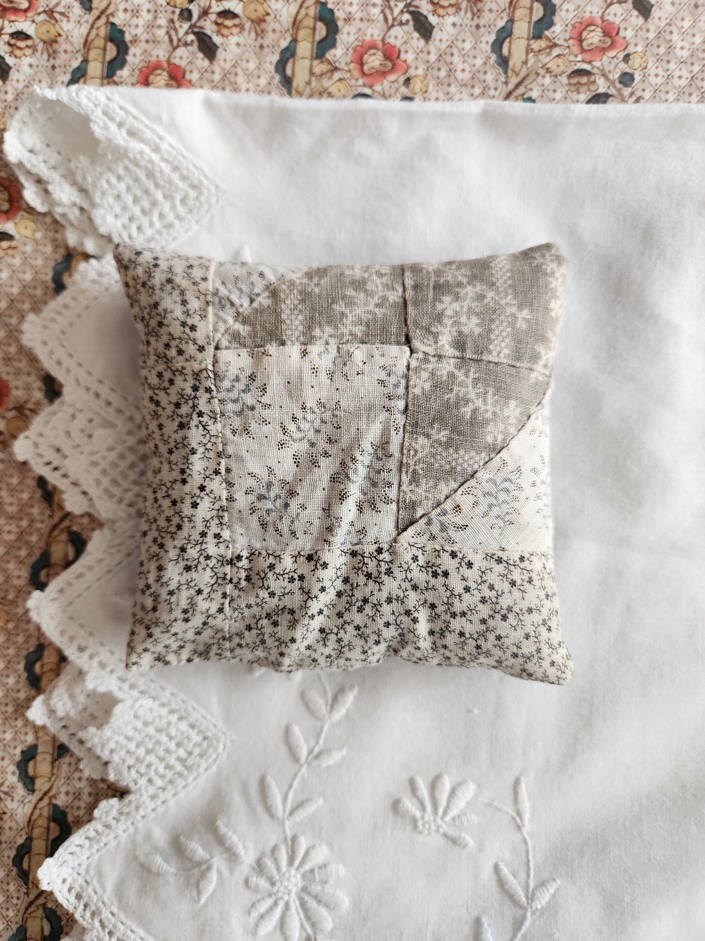 Antique Quilt Block Lavender Sachet