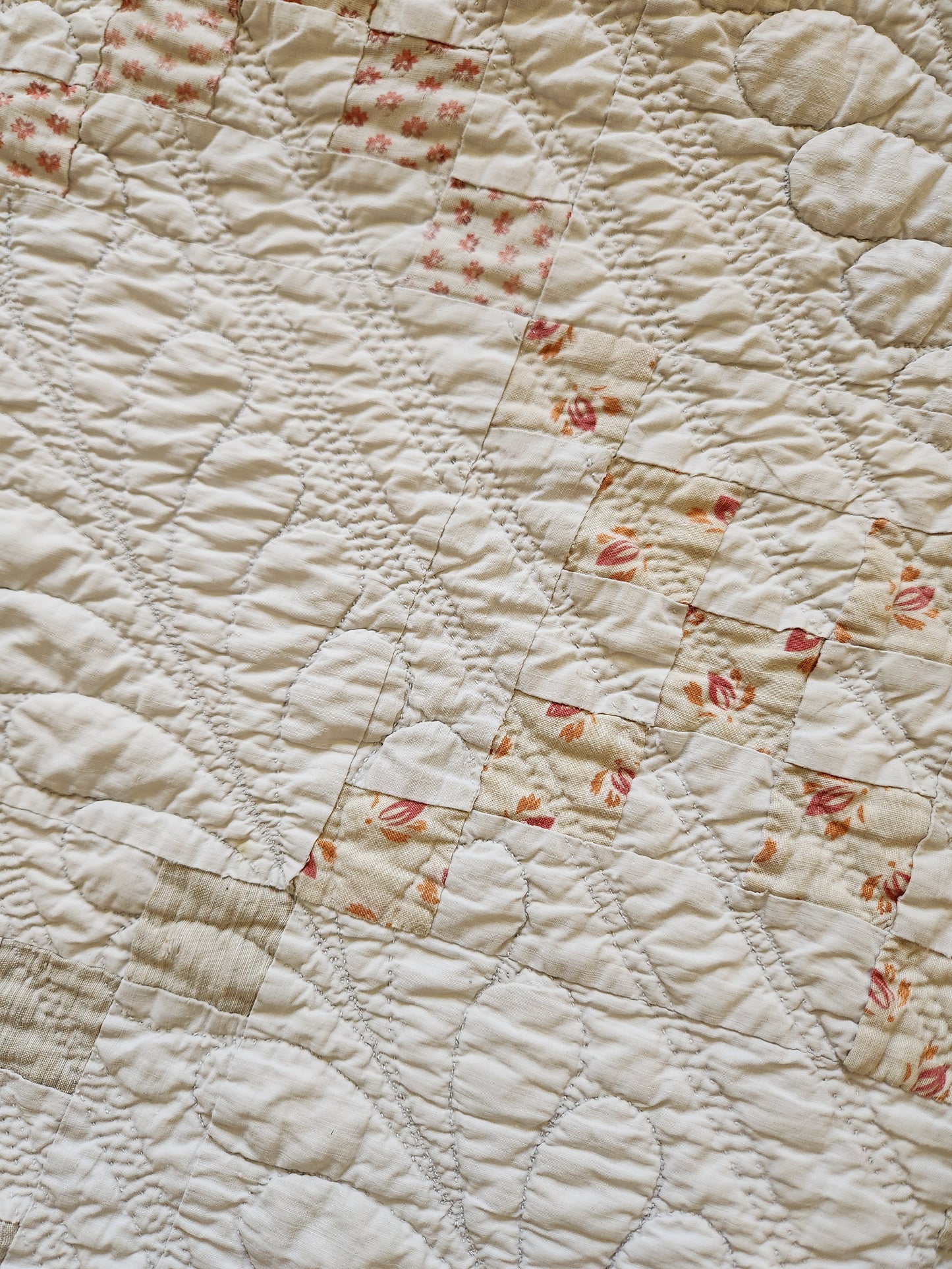 Mid 19th Century Irish Chain Quilt