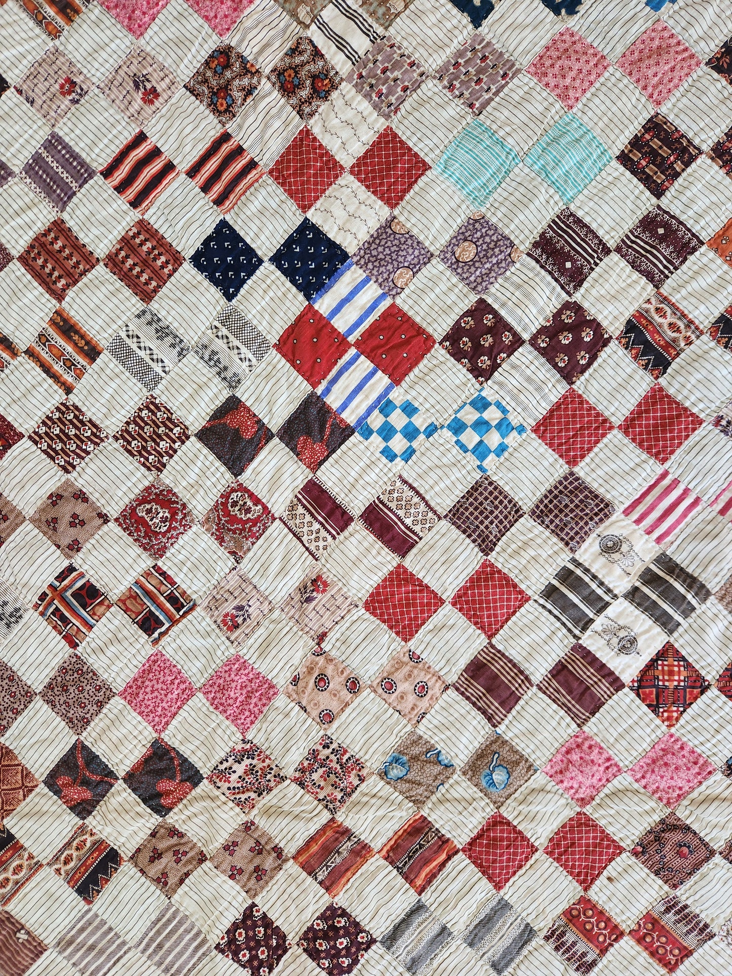 Antique Patchwork Quilt c1880