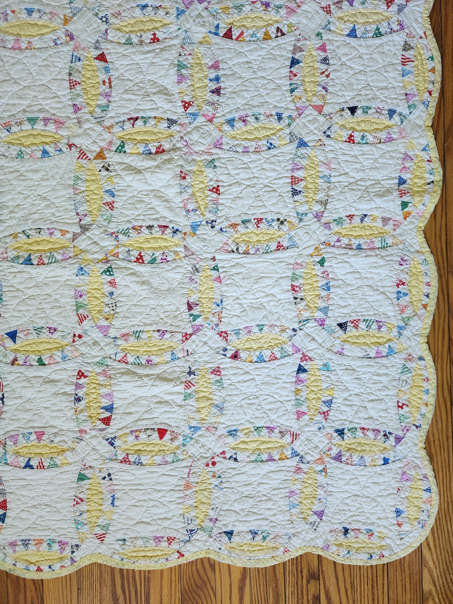 Pickle Dish Quilt c1930