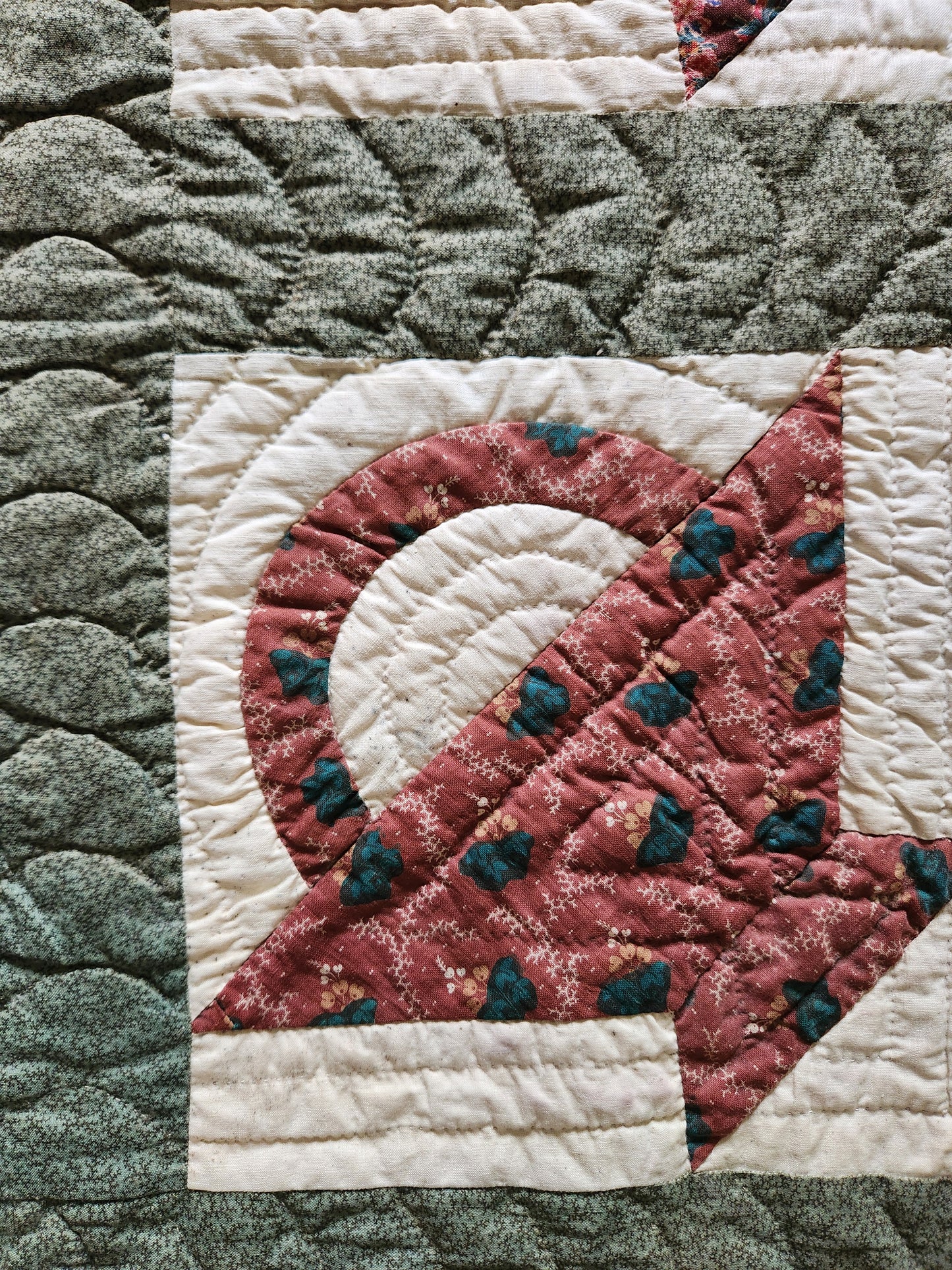 Antique 19th Century Baskets Quilt