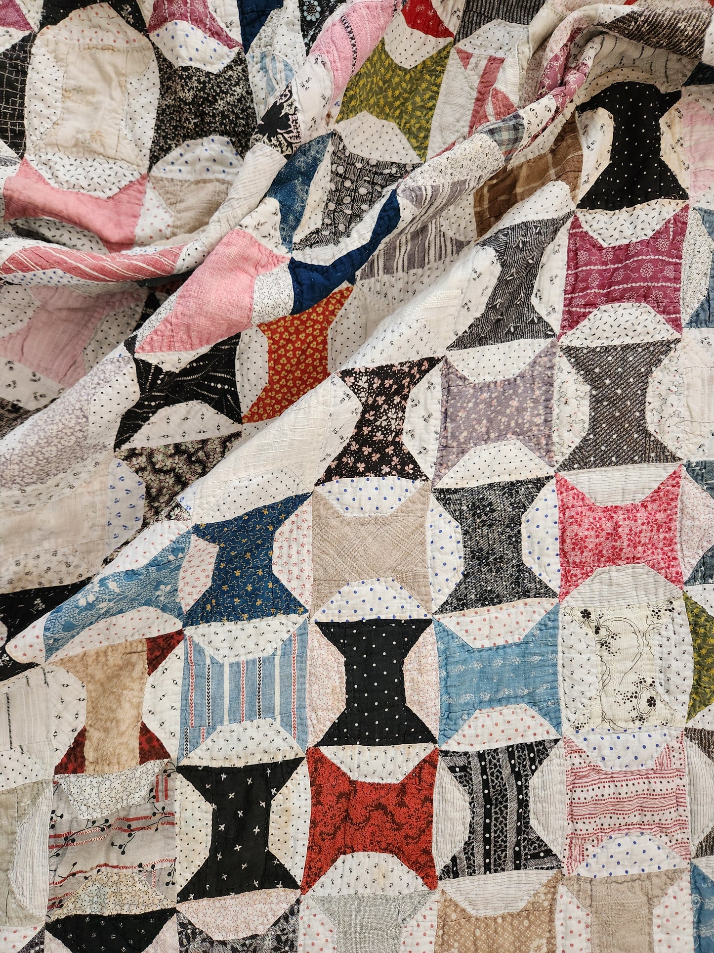 Antique Spools Quilt c1900