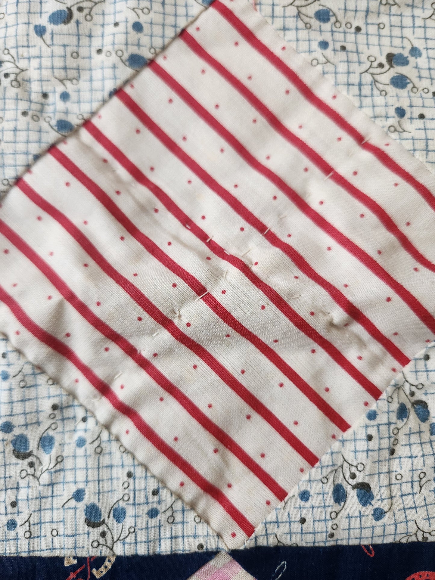 Vintage Square in a Square Quilt c1930