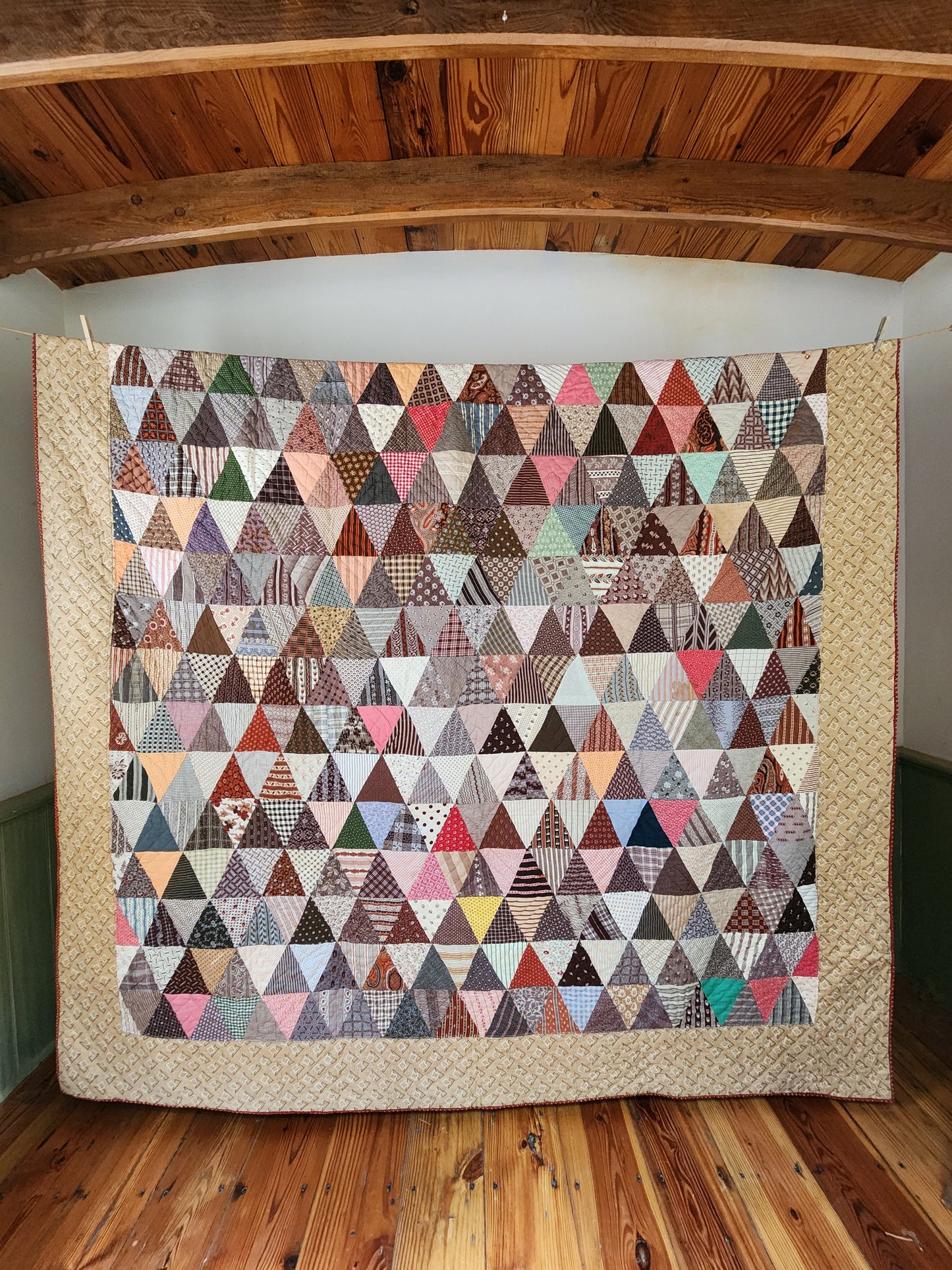 Antique Semi Charm Quilt c1890