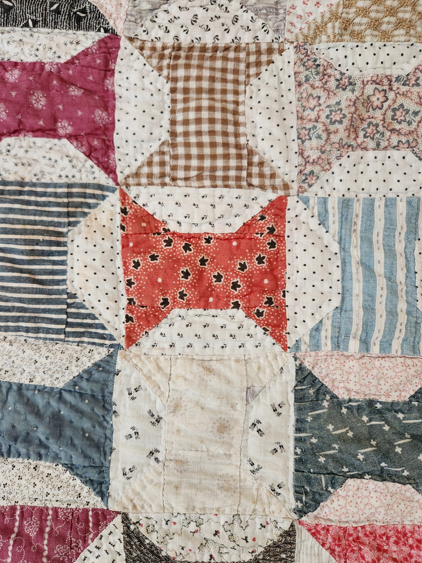 Antique Spools Quilt c1900
