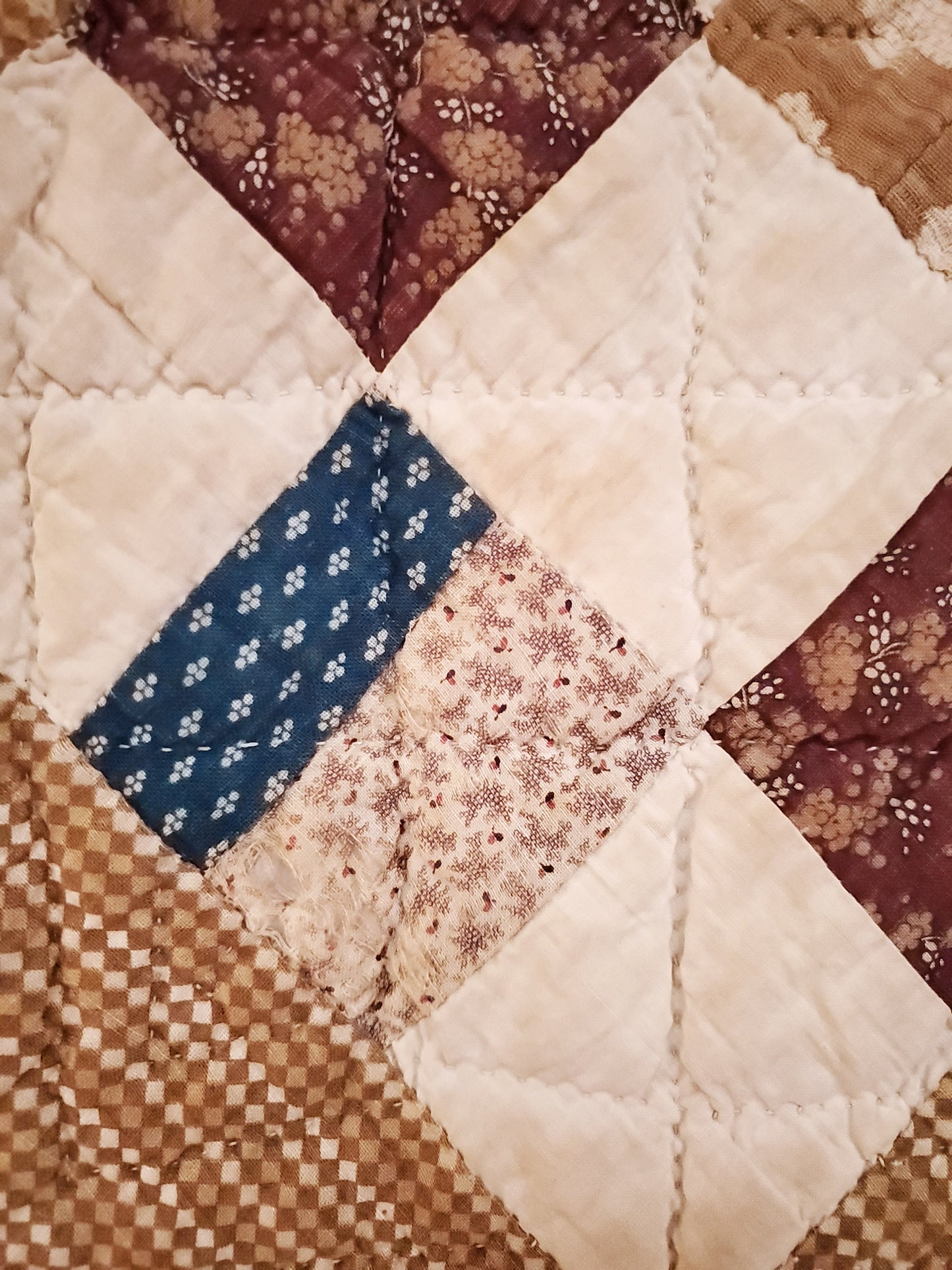 Antique 9 Patch Quilt