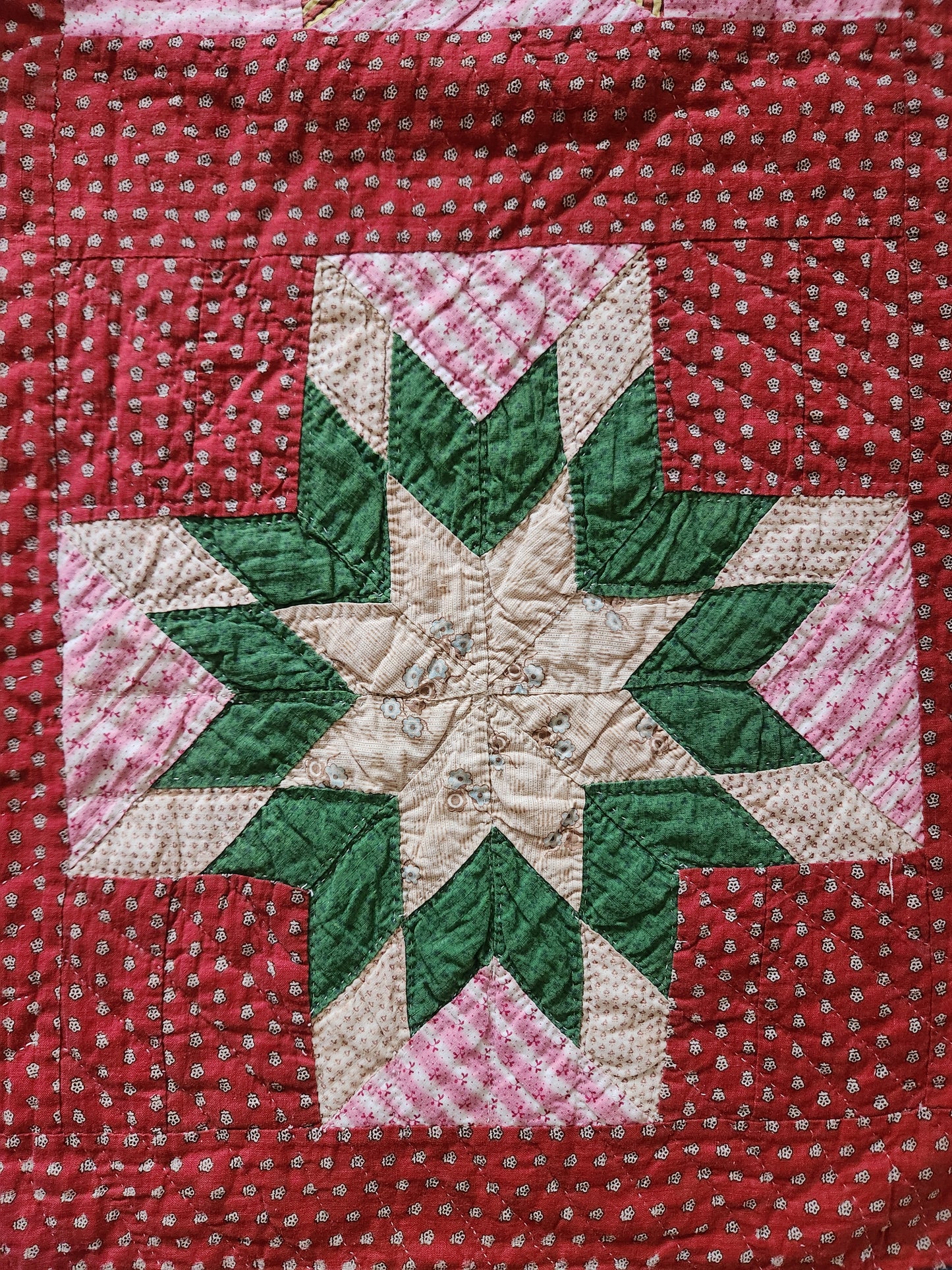 Antique Star Quilt c1880
