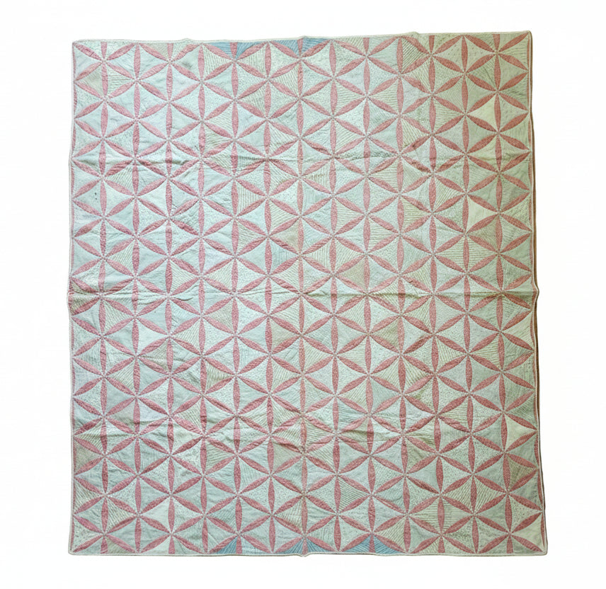 Hand Pieced Antique Quilt c1890