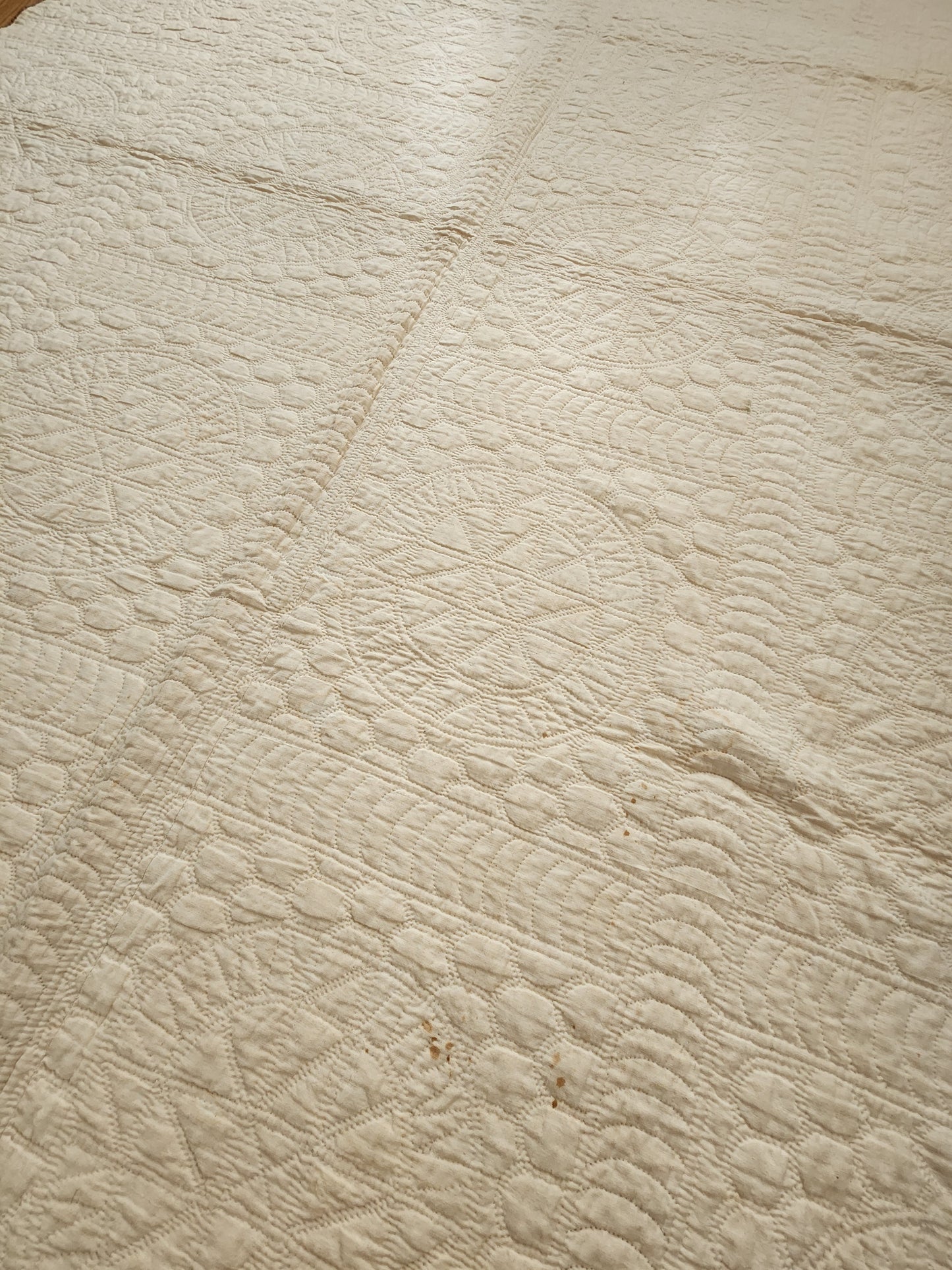 Stunning Antique New York Beauty Quilt c1860