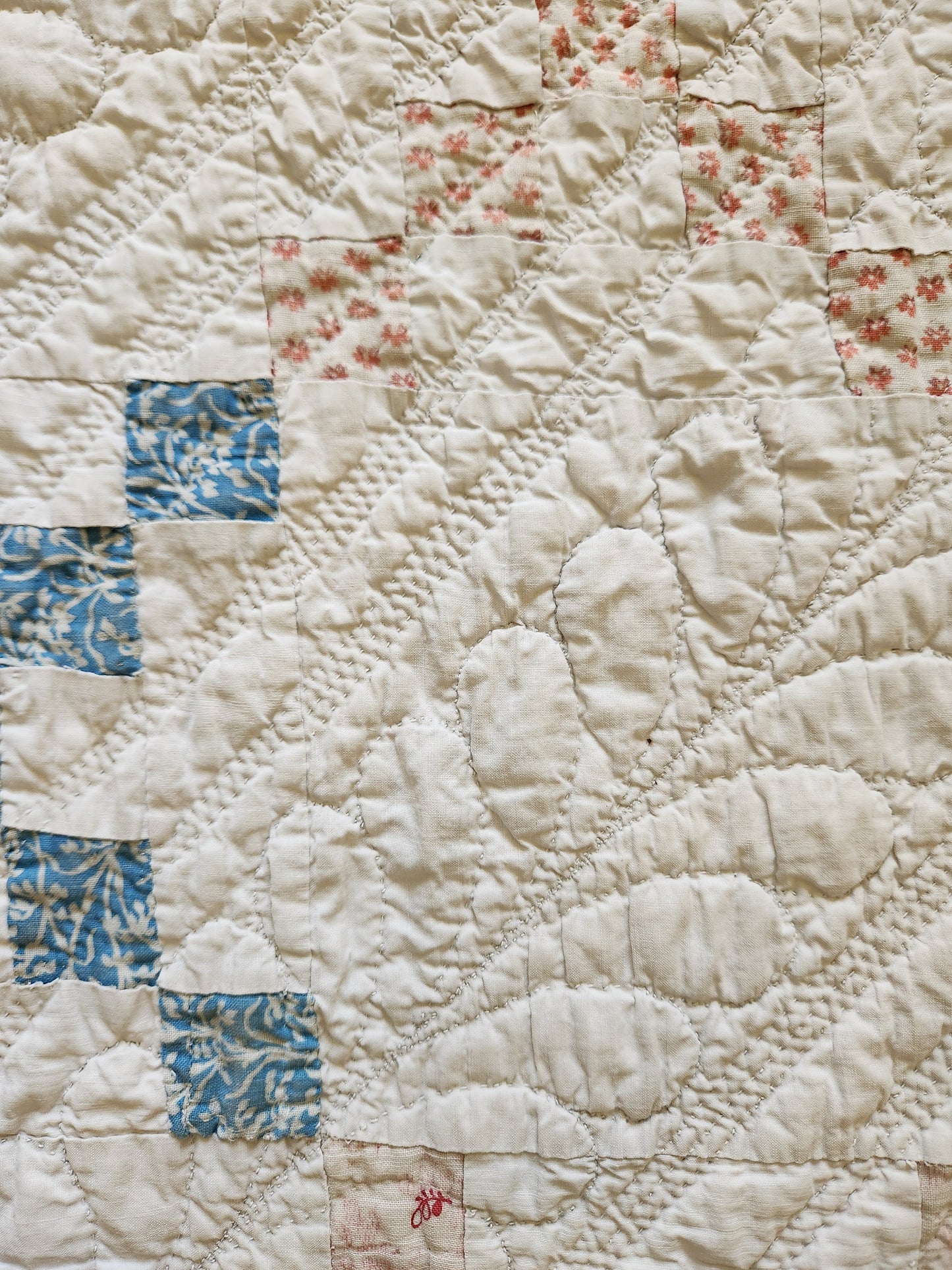 Mid 19th Century Irish Chain Quilt