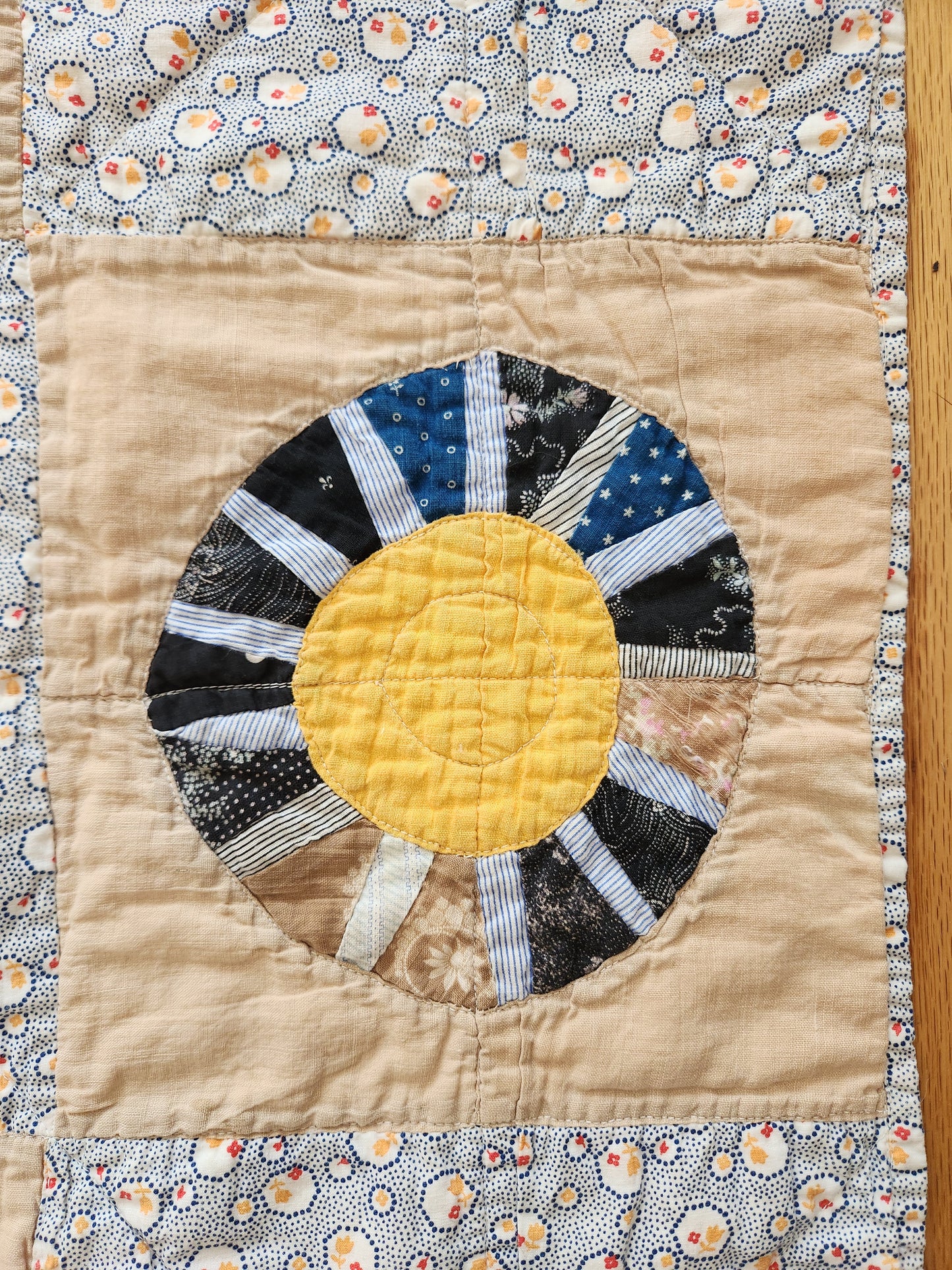 Vintage Wagon Wheel Quilt
