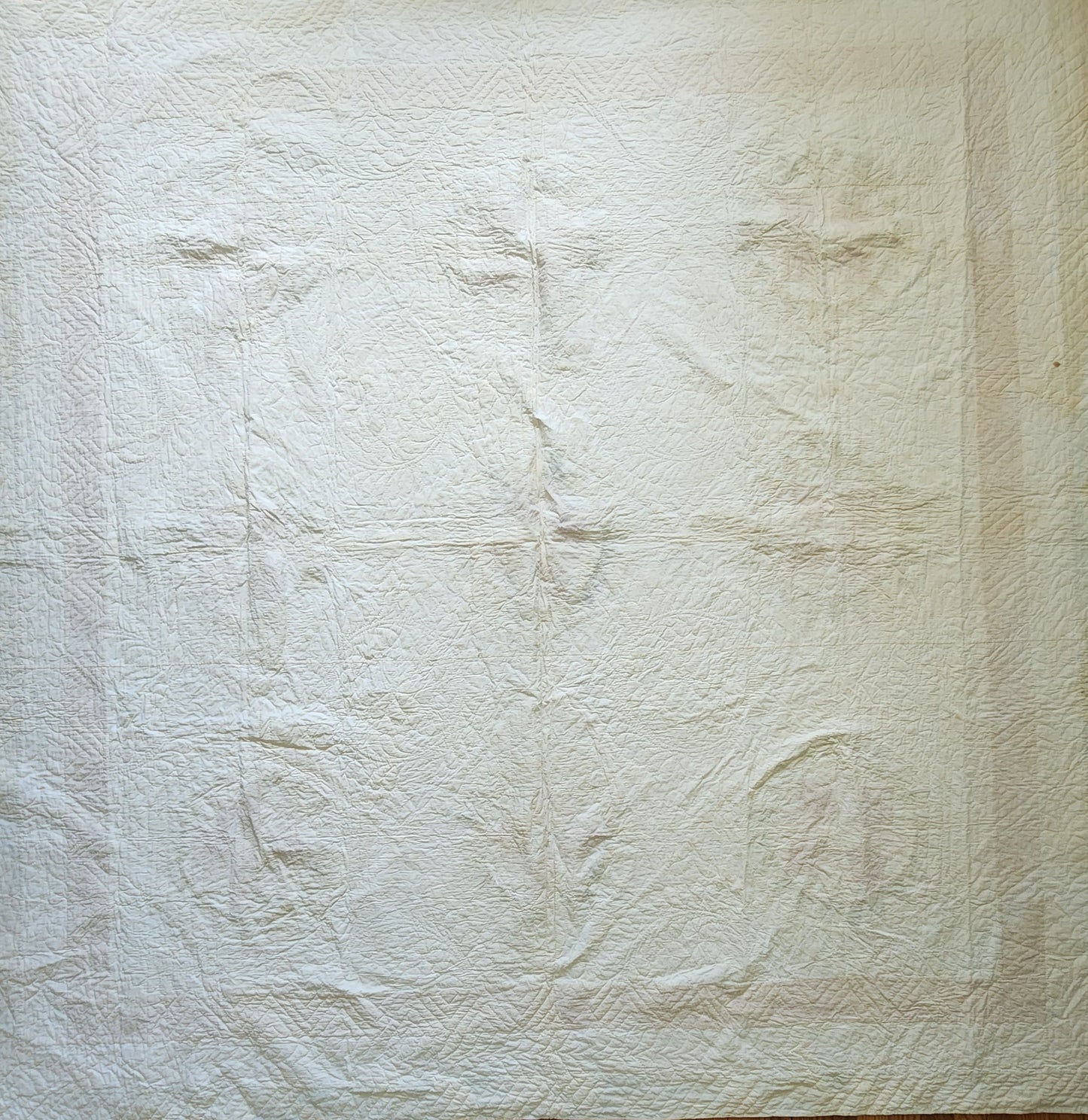 Antique Hex Star Quilt c1860
