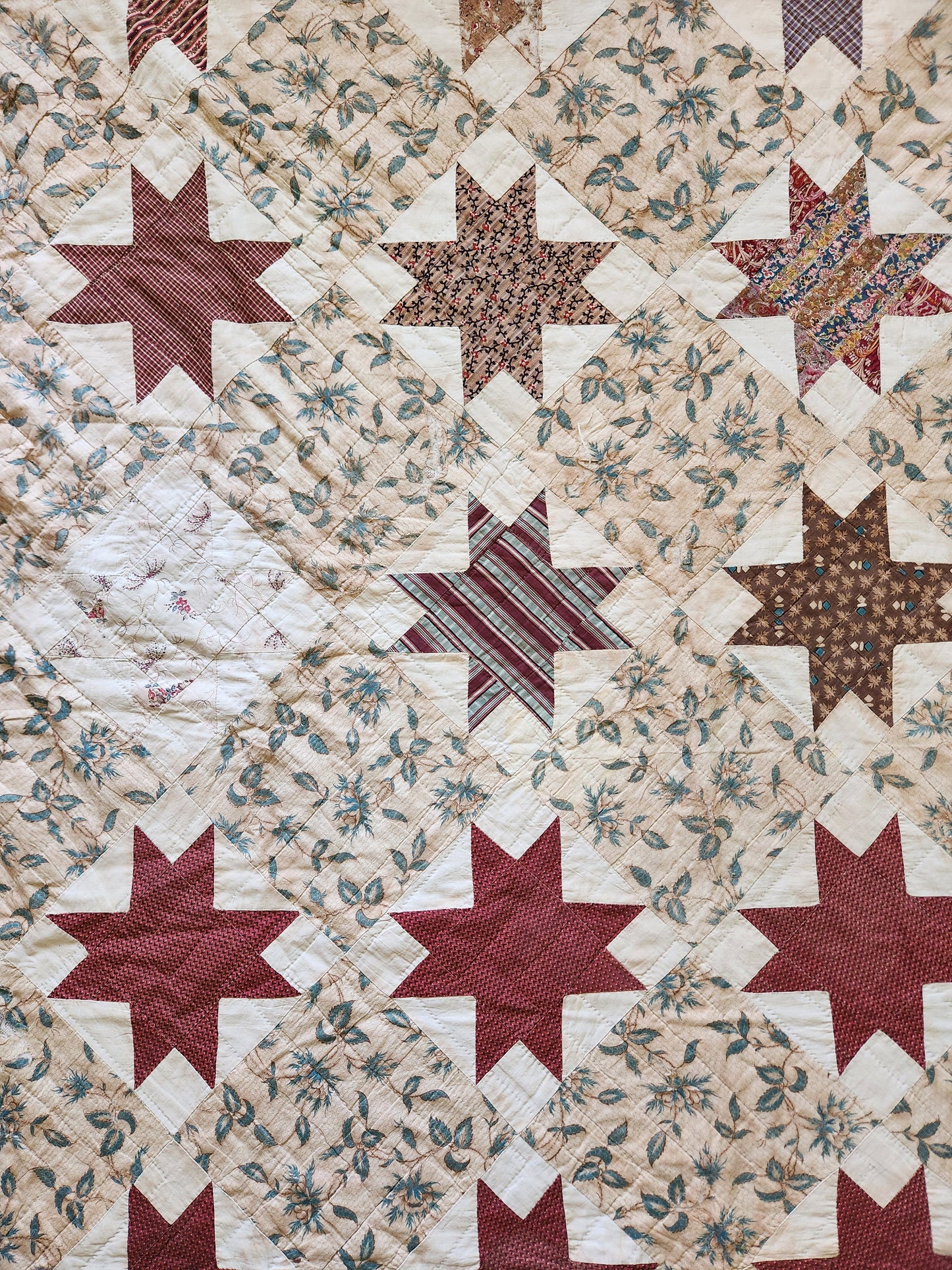 Mid 19th Century Star Quilt