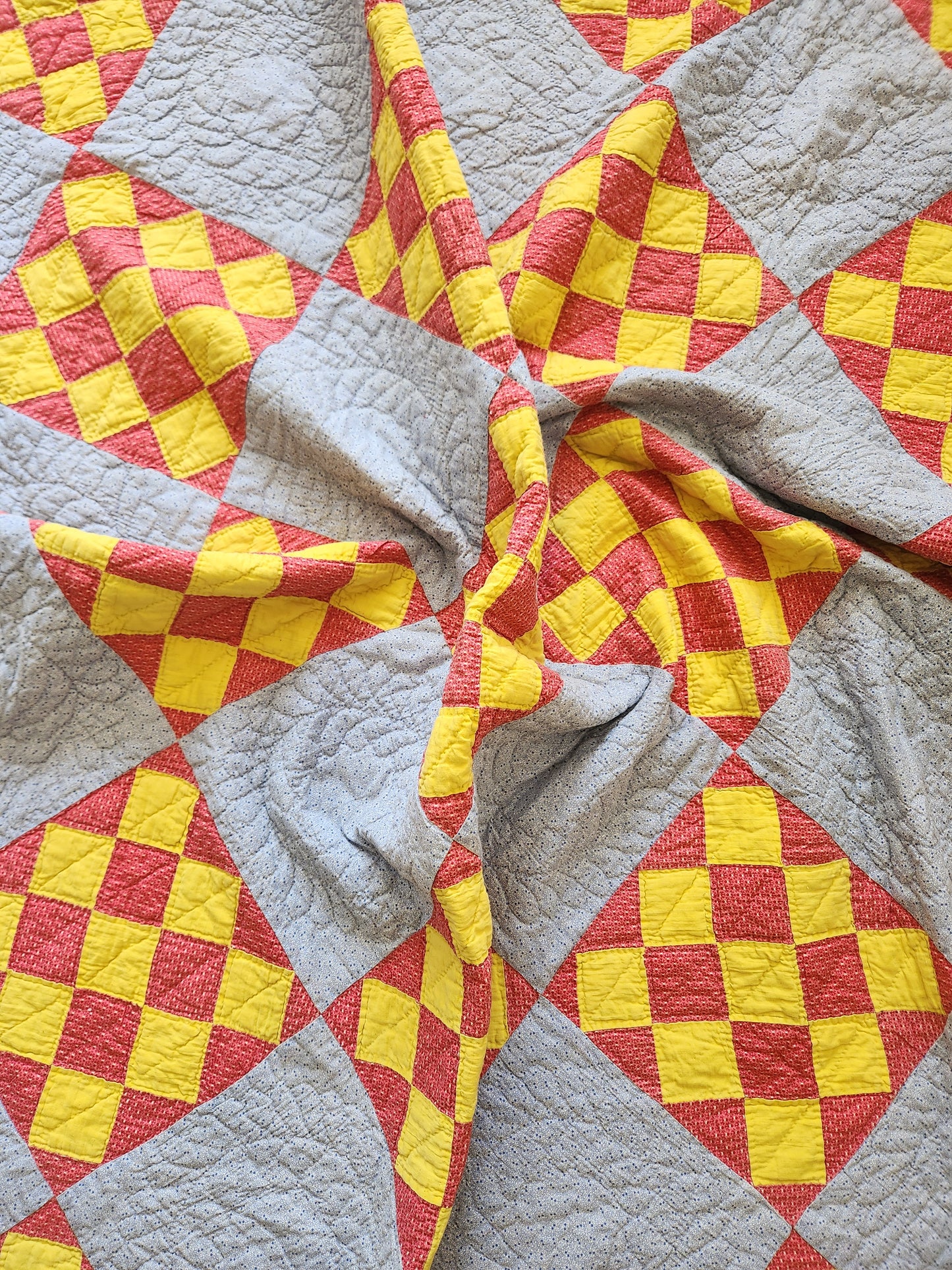 Antique Pennsylvania Nine Patch Quilt