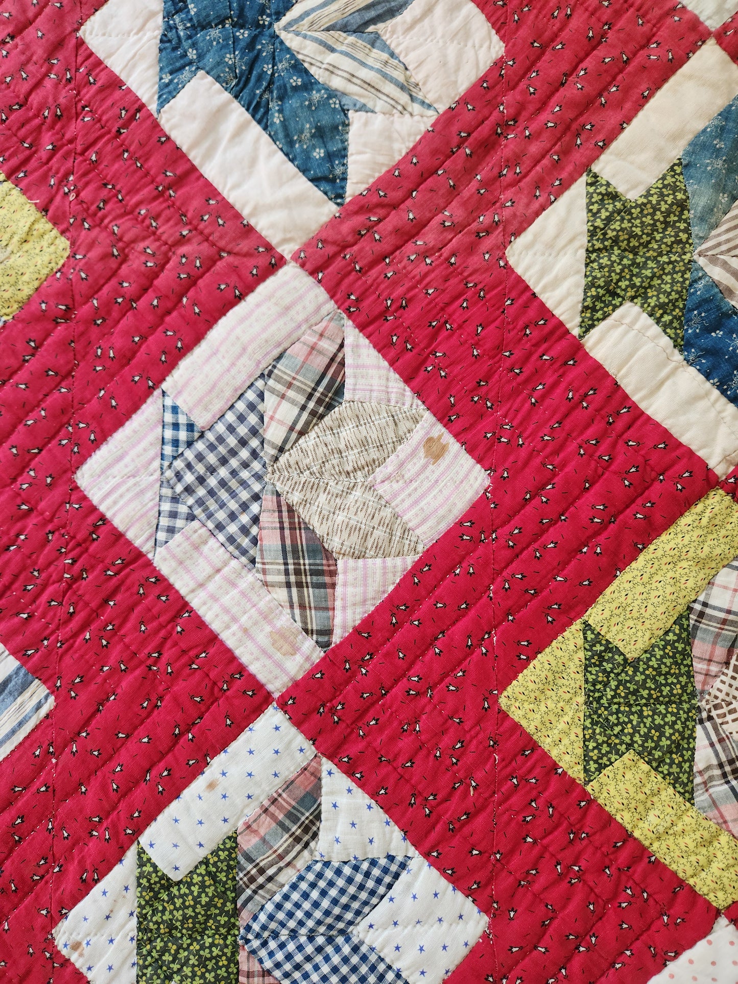 Antique Cactus Pot Quilt