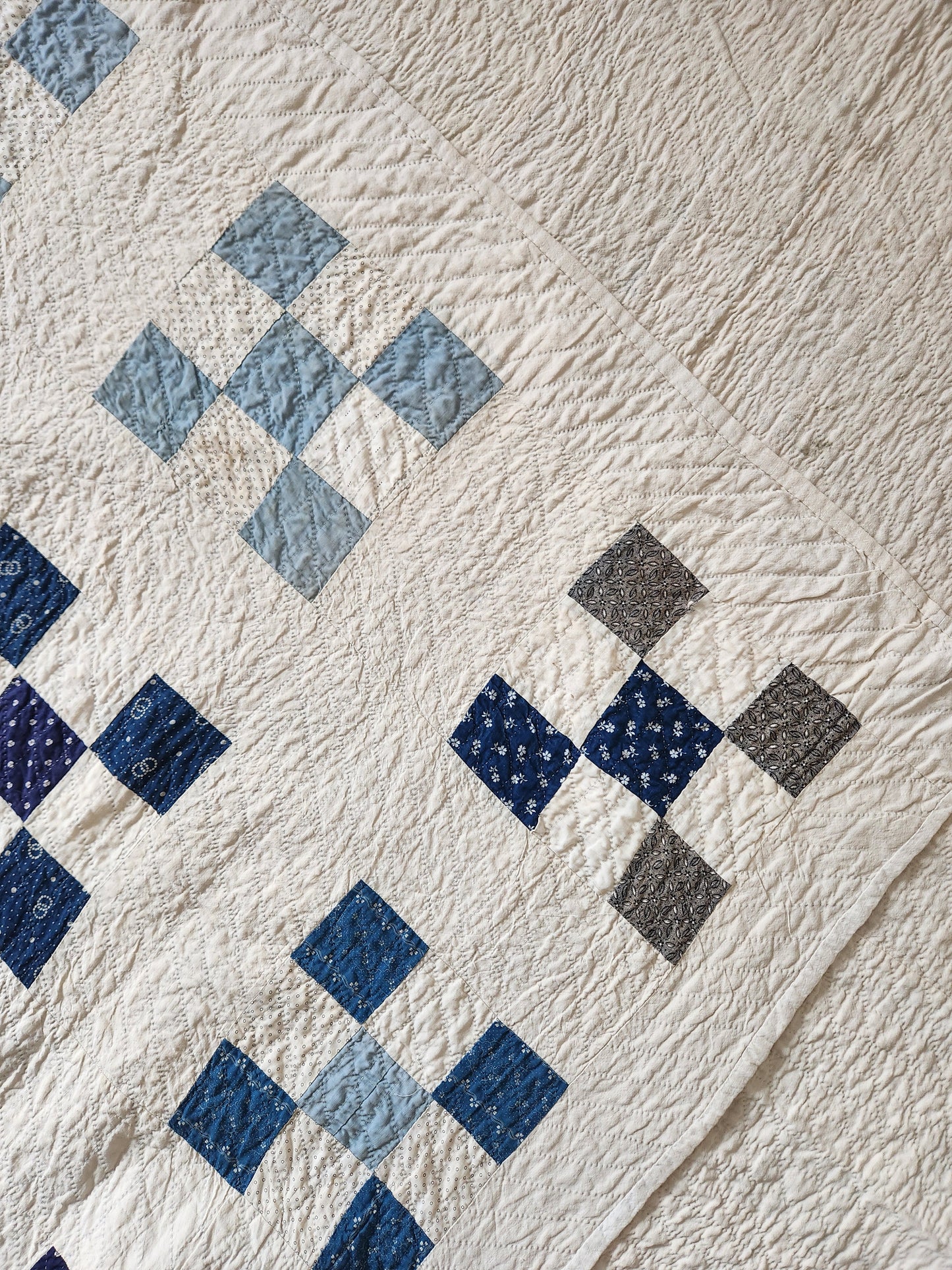 Sea Island Nine Patch c1900
