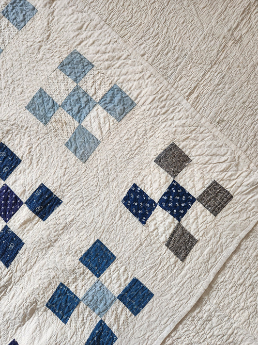 Sea Island Nine Patch c1900