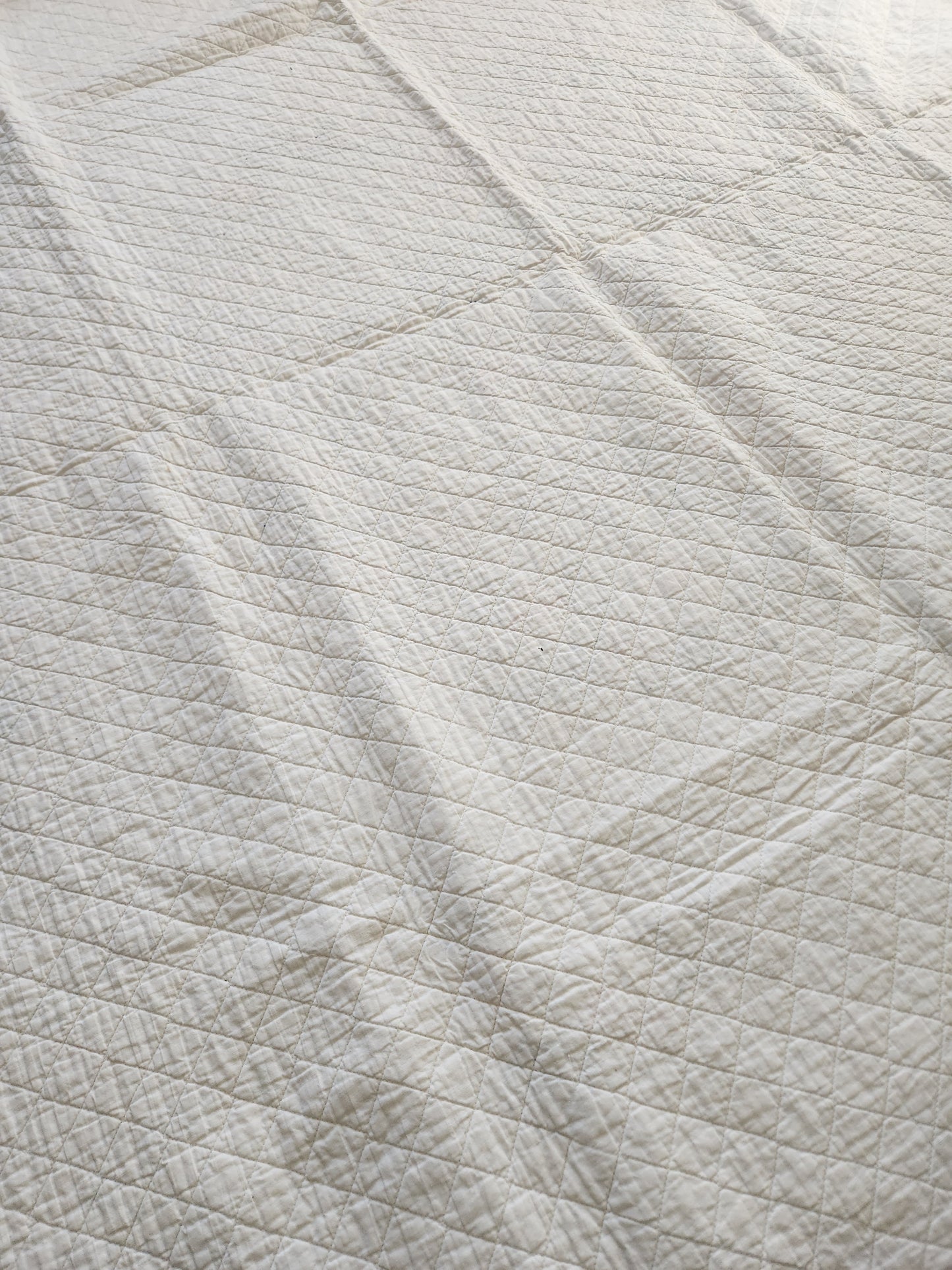 Vintage Pansy Embroidered Quilt c1940