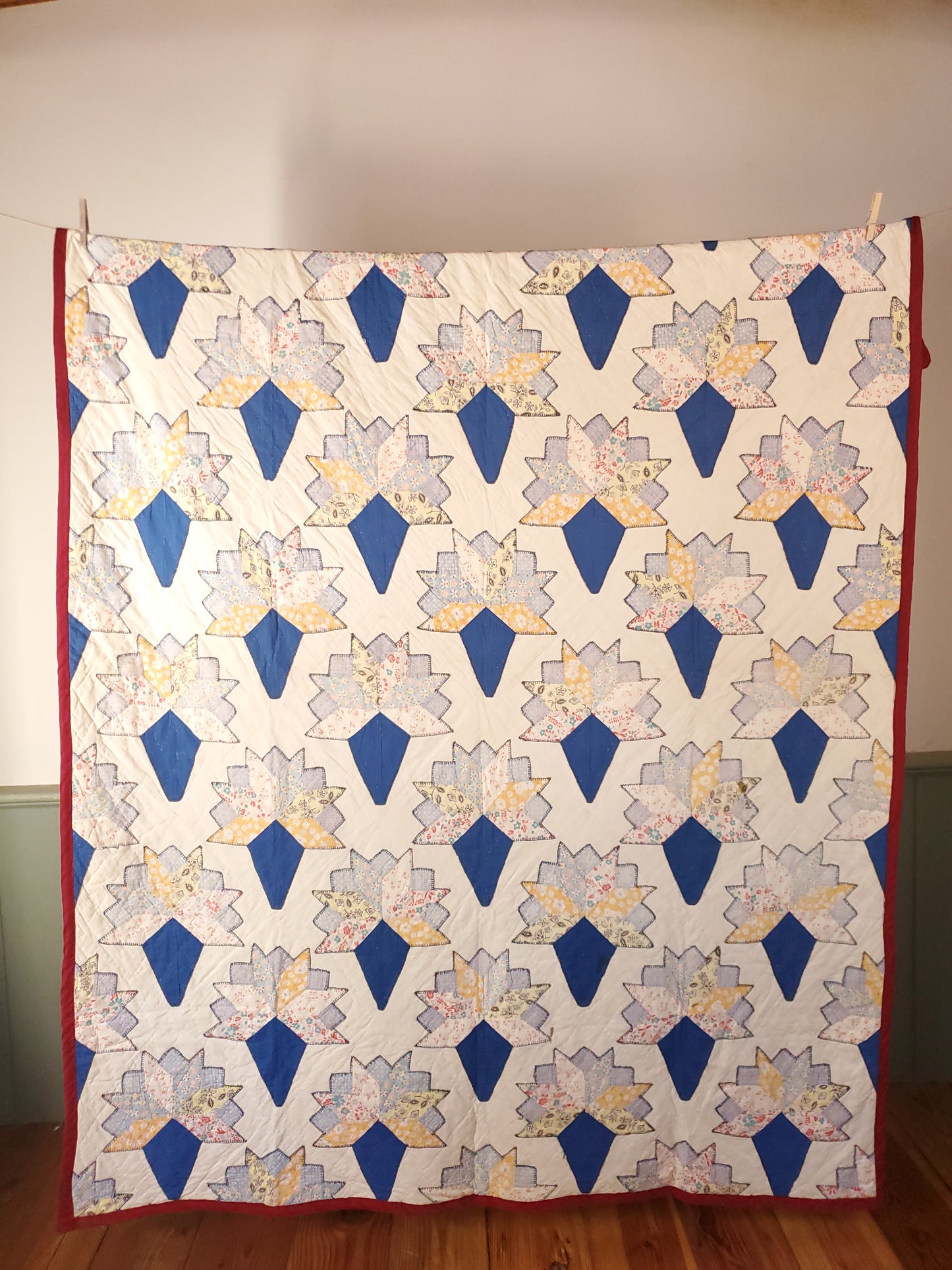 Vintage Feed Sack Quilt