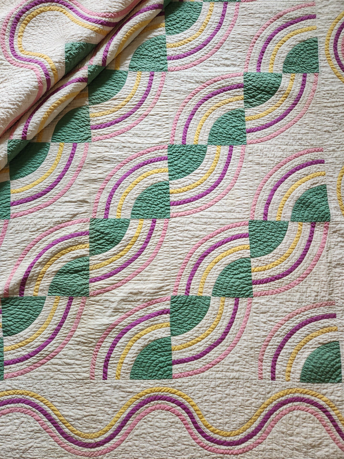 Vintage Fans Quilt c1930