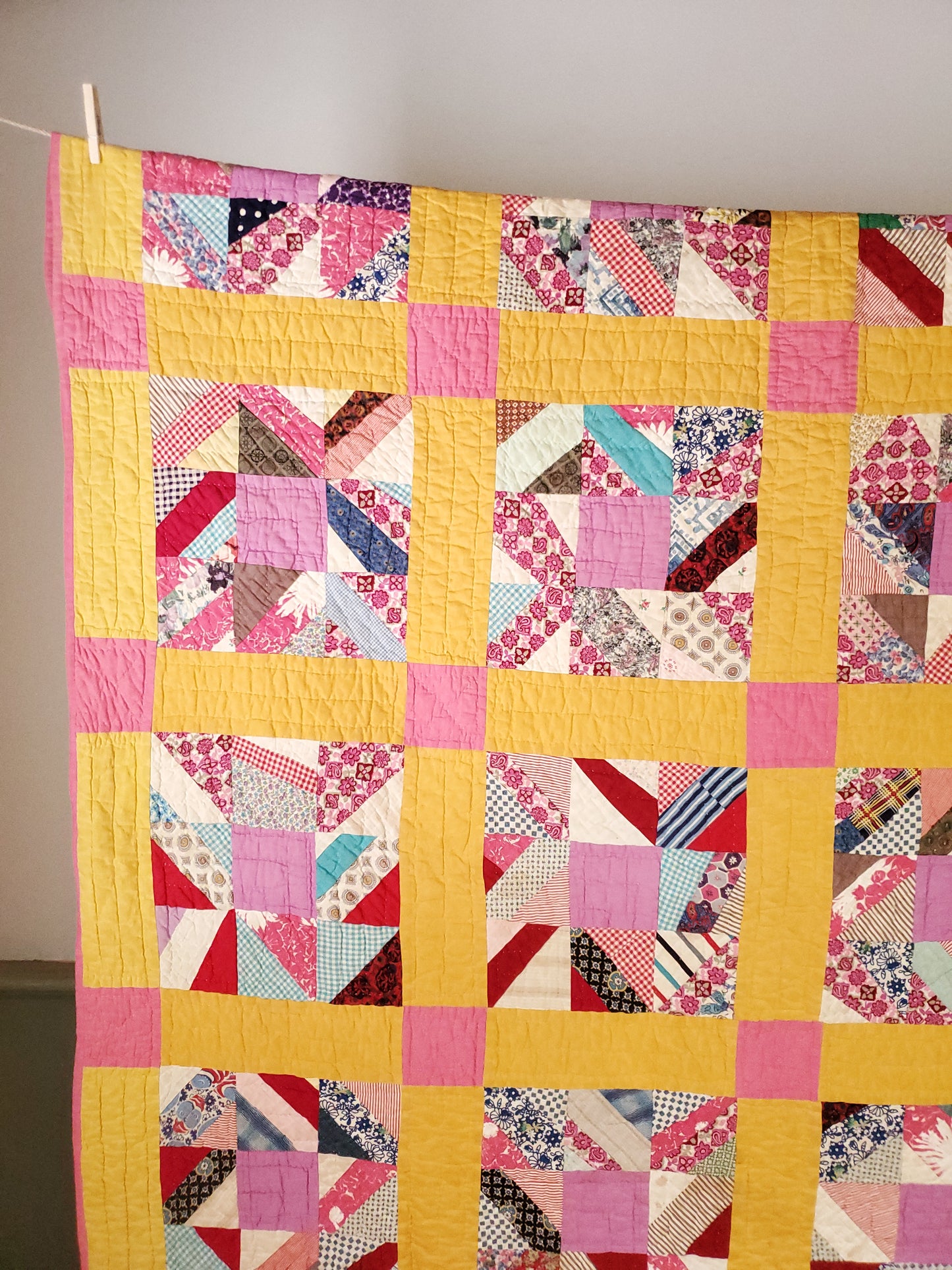 Vintage Scrappy Quilt