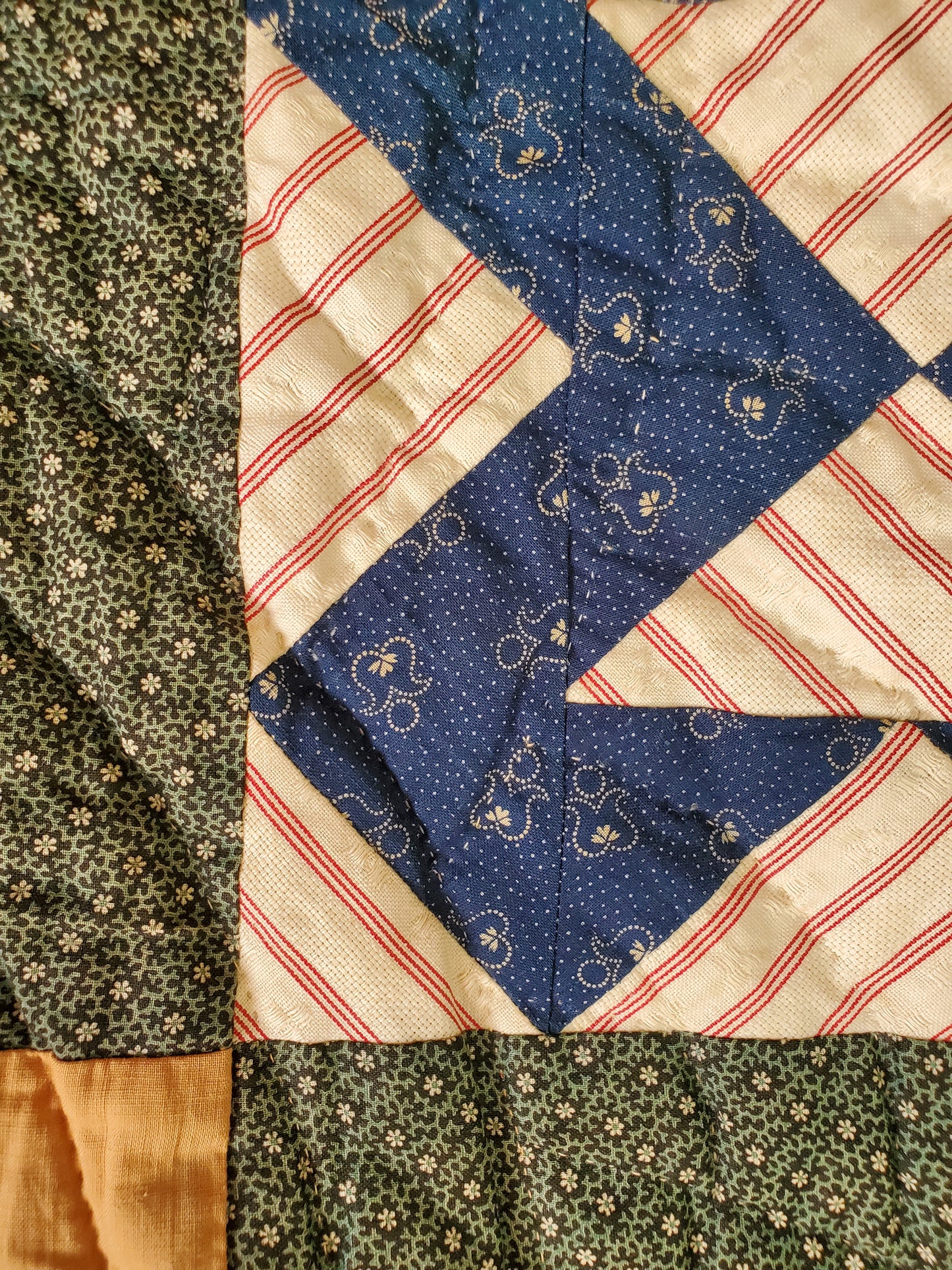 Antique Patchwork Quilt c1890