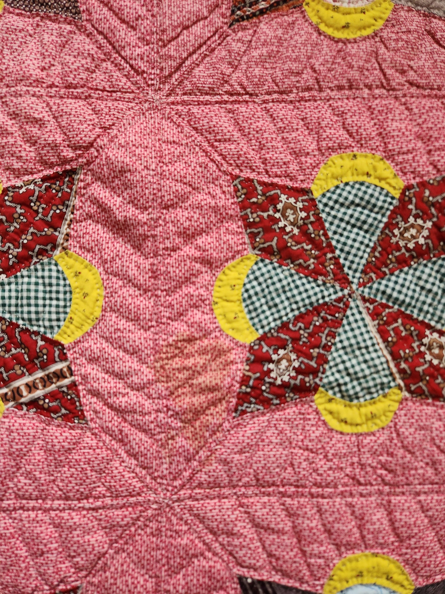 Antique Lucky Star Quilt c1880