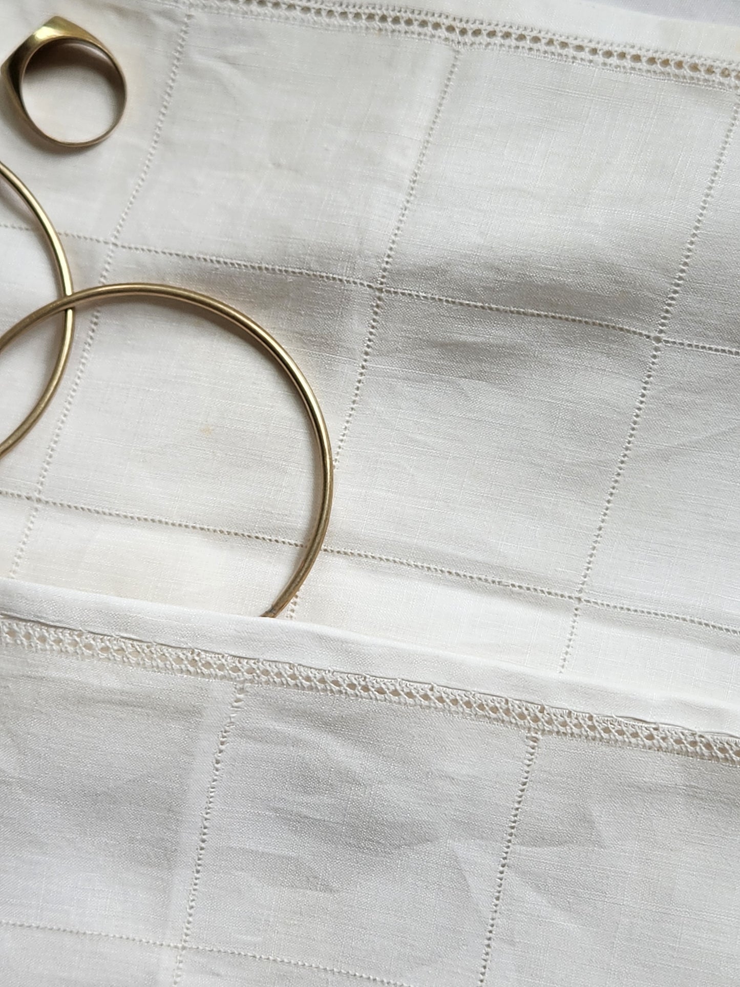 Handmade Window Pane Travel Bag from Antique Cloth