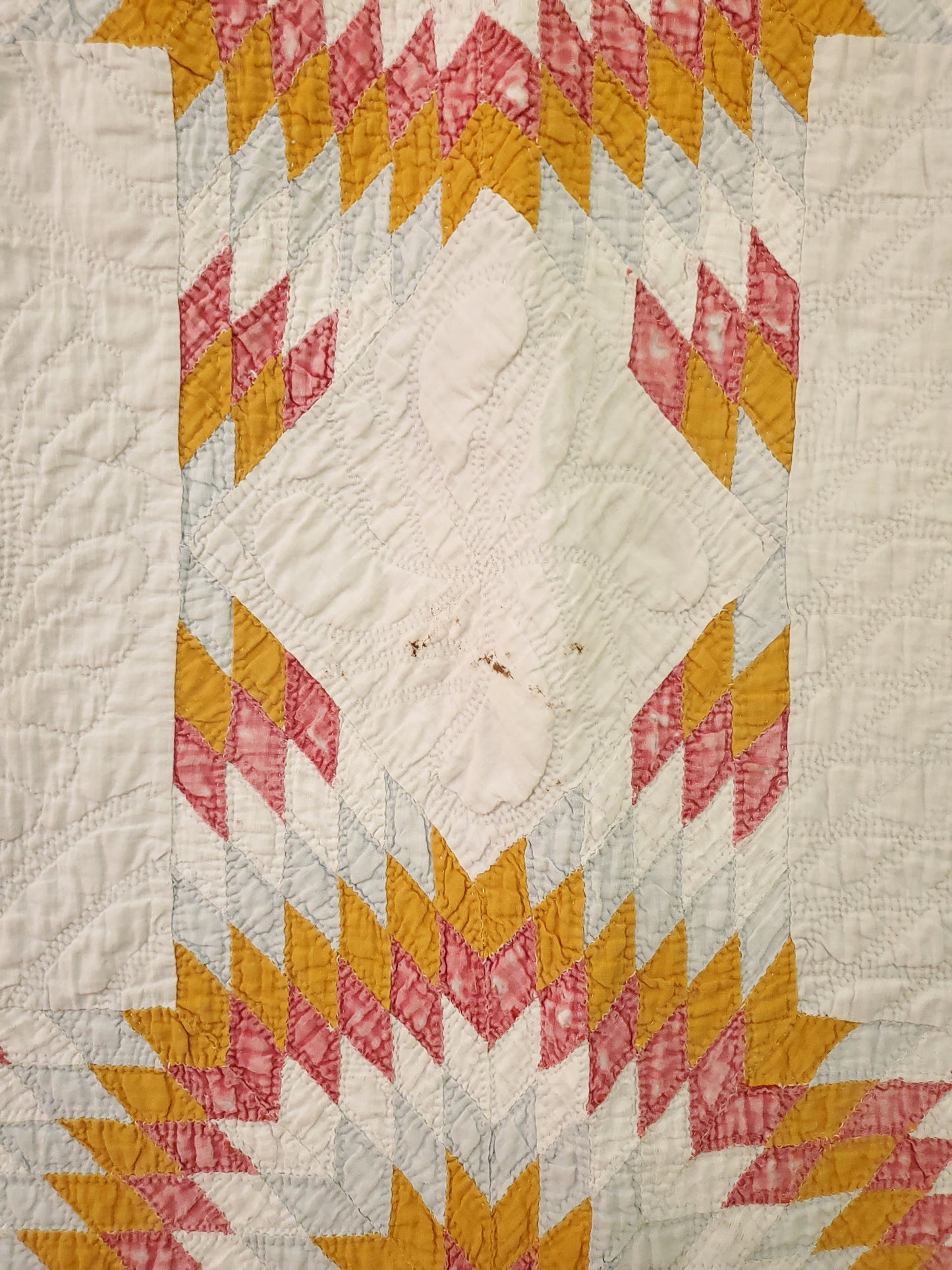 Antique Touching Stars Quilt