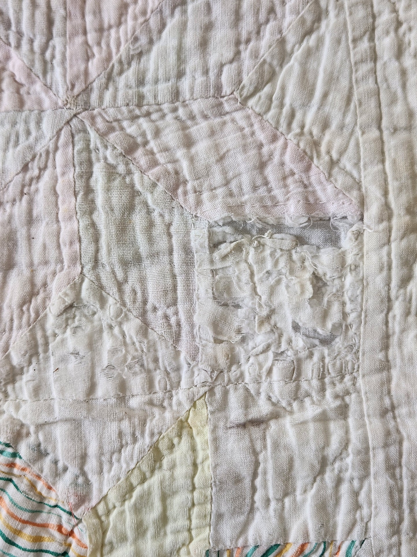 Vintage 8 Point Star Quilt c1940