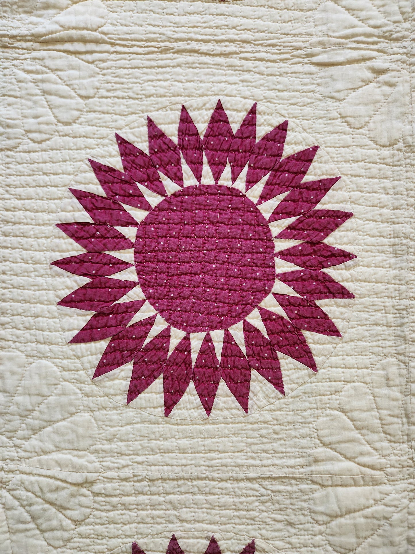 Antique Sunflower Quilt c1900
