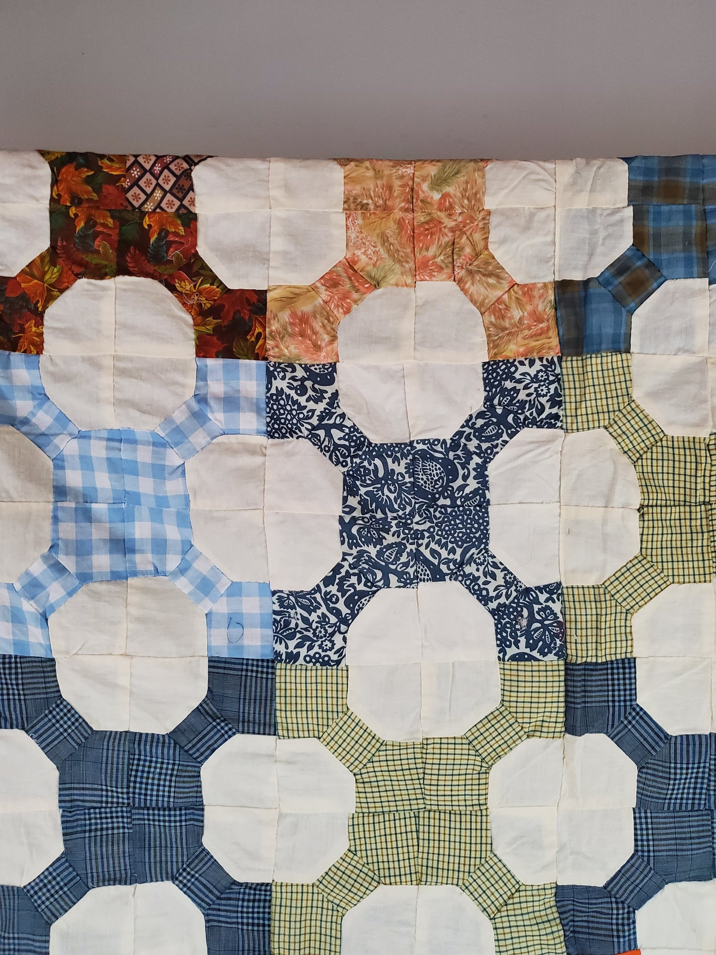 Vintage Snowball Quilt Top