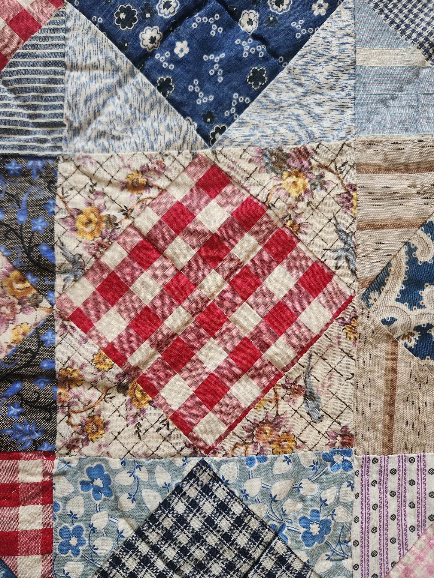 Vintage Square in a Square Quilt c1930