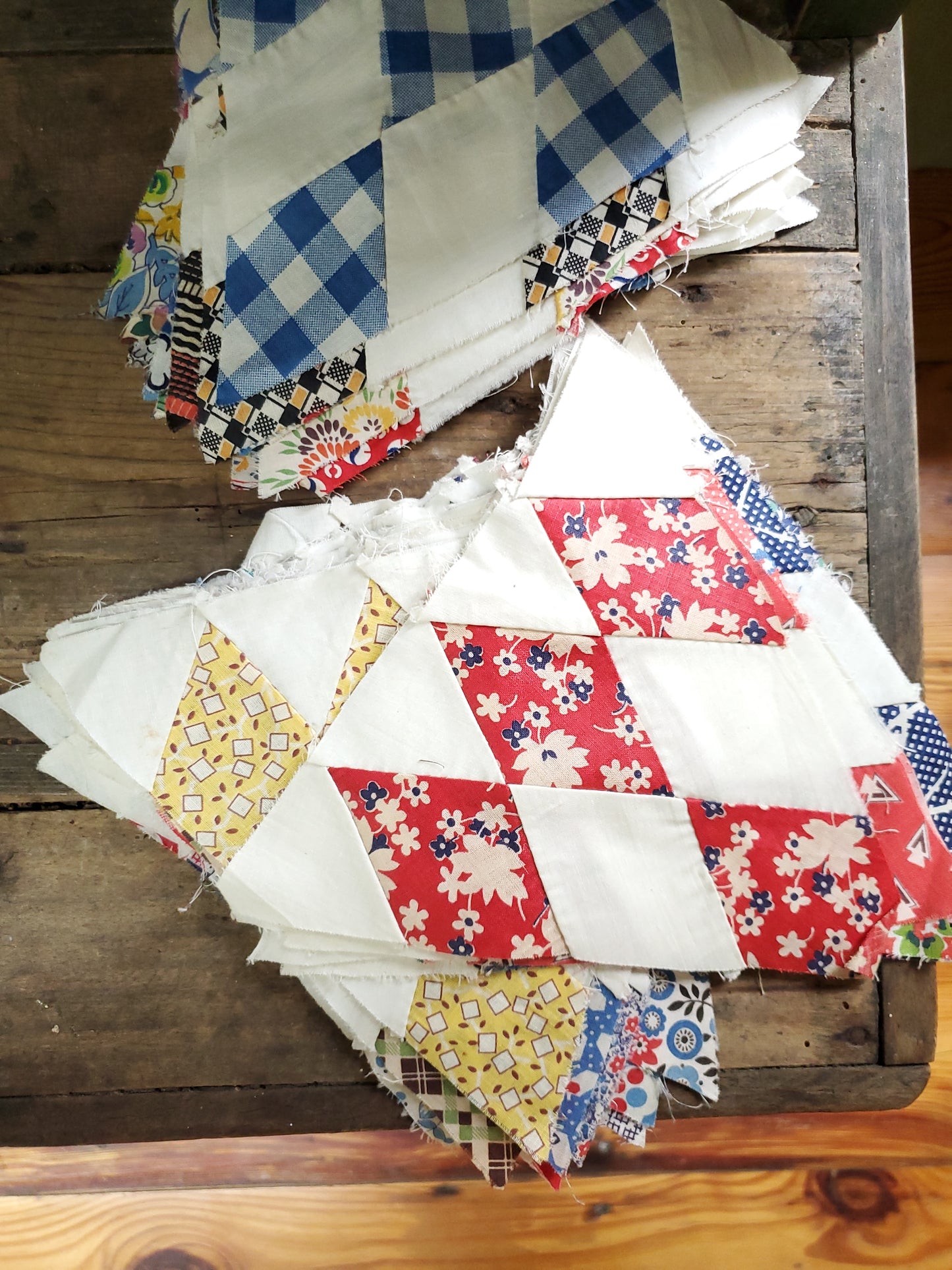 *Set of 54* Bunting Quilt Blocks, ca 1930